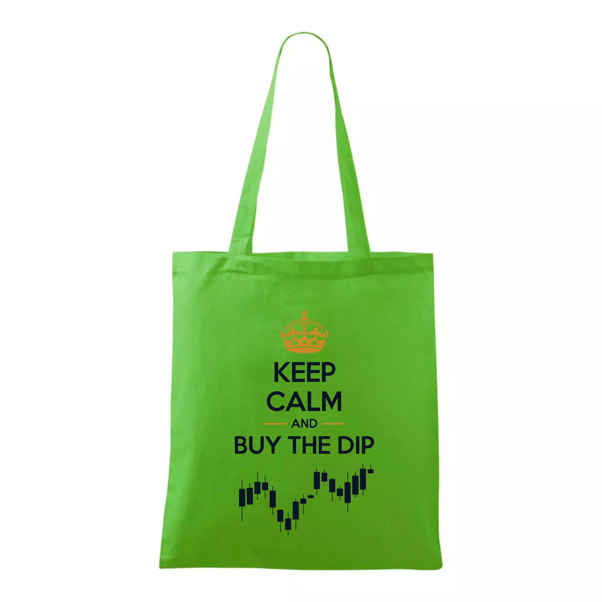 Keep Calm and Buy the Dip - koruna  a graf