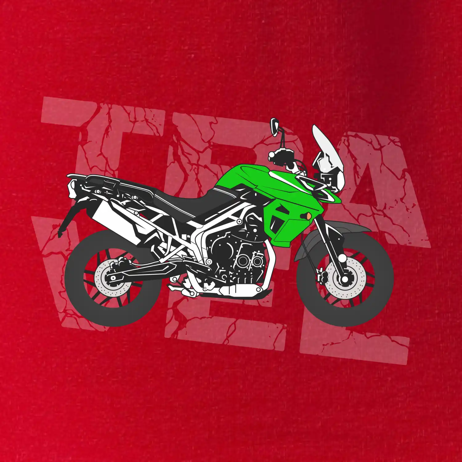 Cestovní enduro zelená