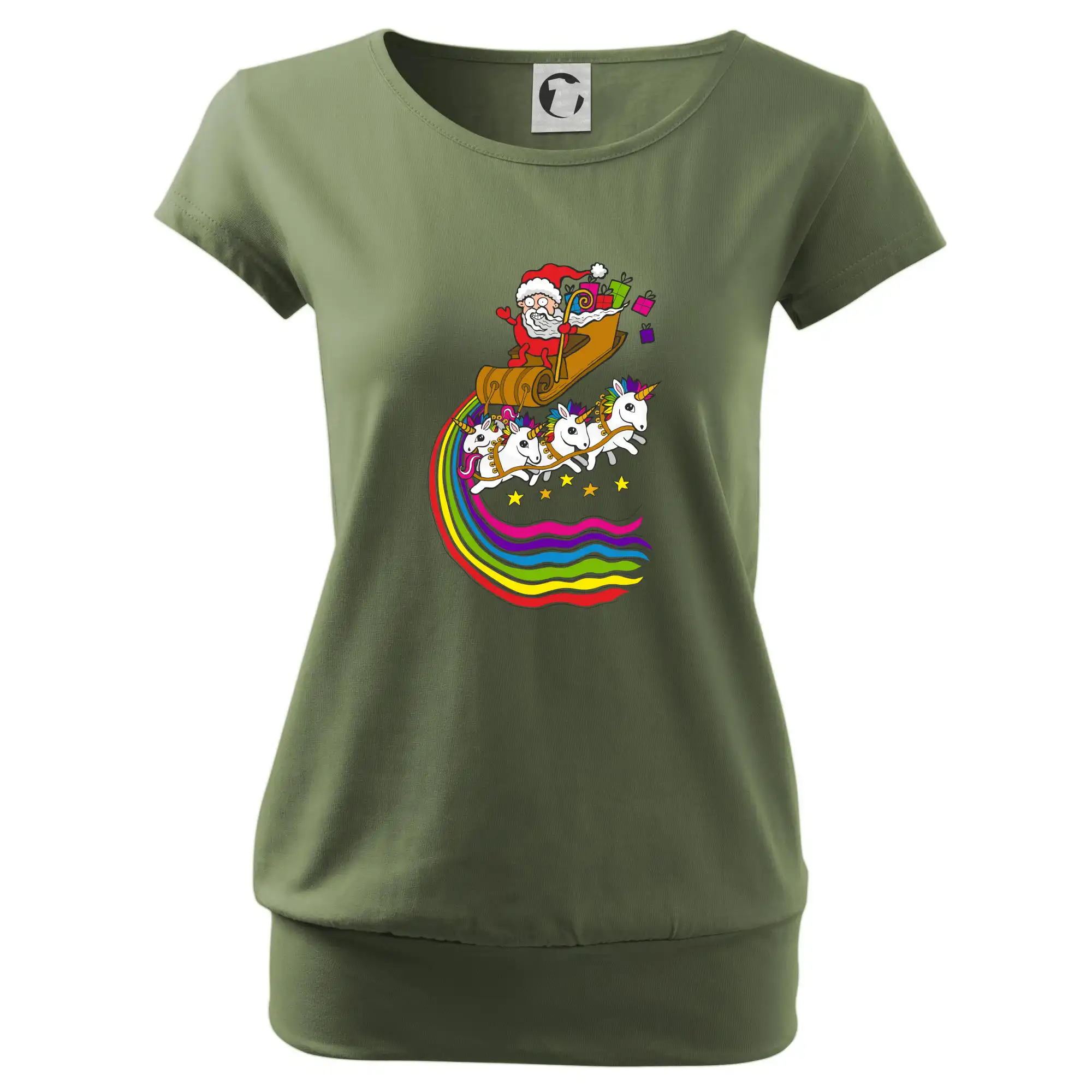 Santa a jednorožci (Pecka design)