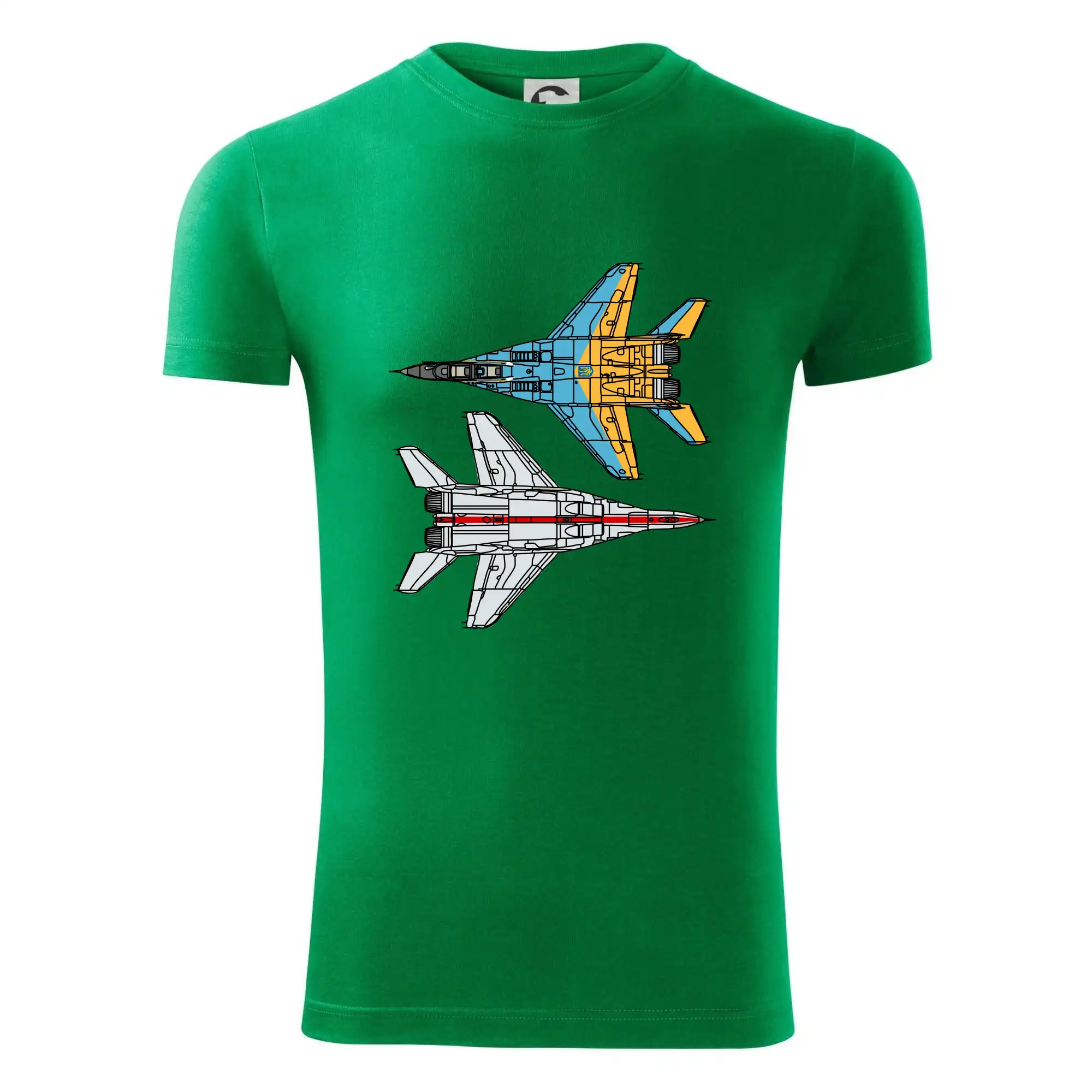 Mig 29 Fulcrum ze spoda a ze zhora