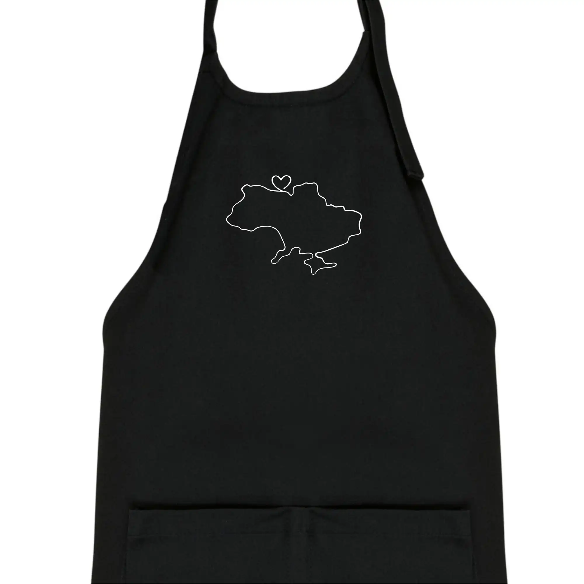 Mapa Ukrajiny - srdce