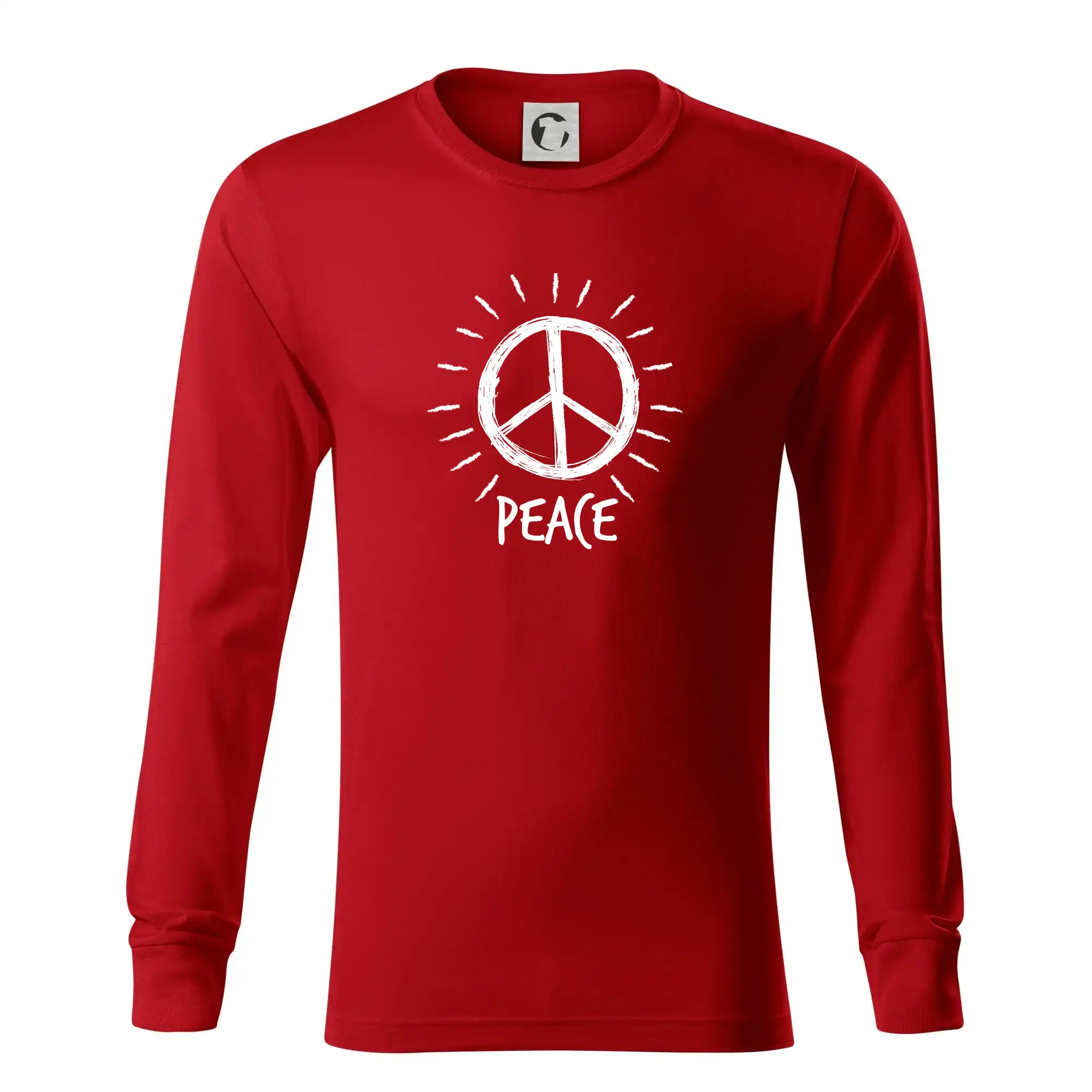 Peace symbol černobílý
