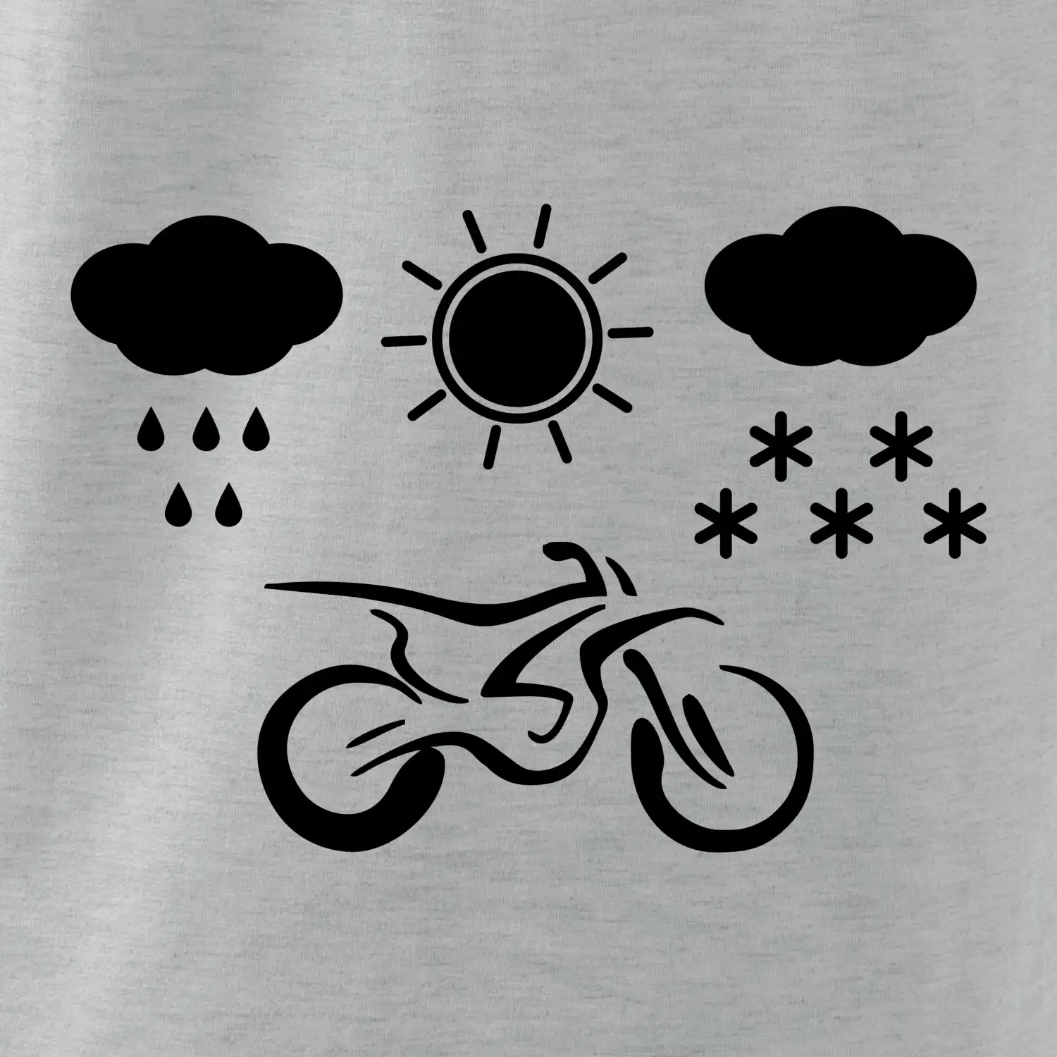 Motorkář za každého počasí - enduro