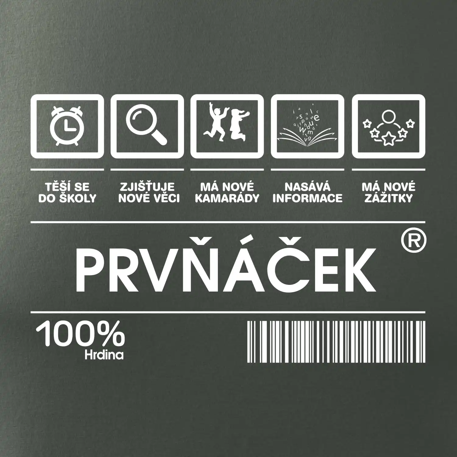 Čárový kód - prvňáček