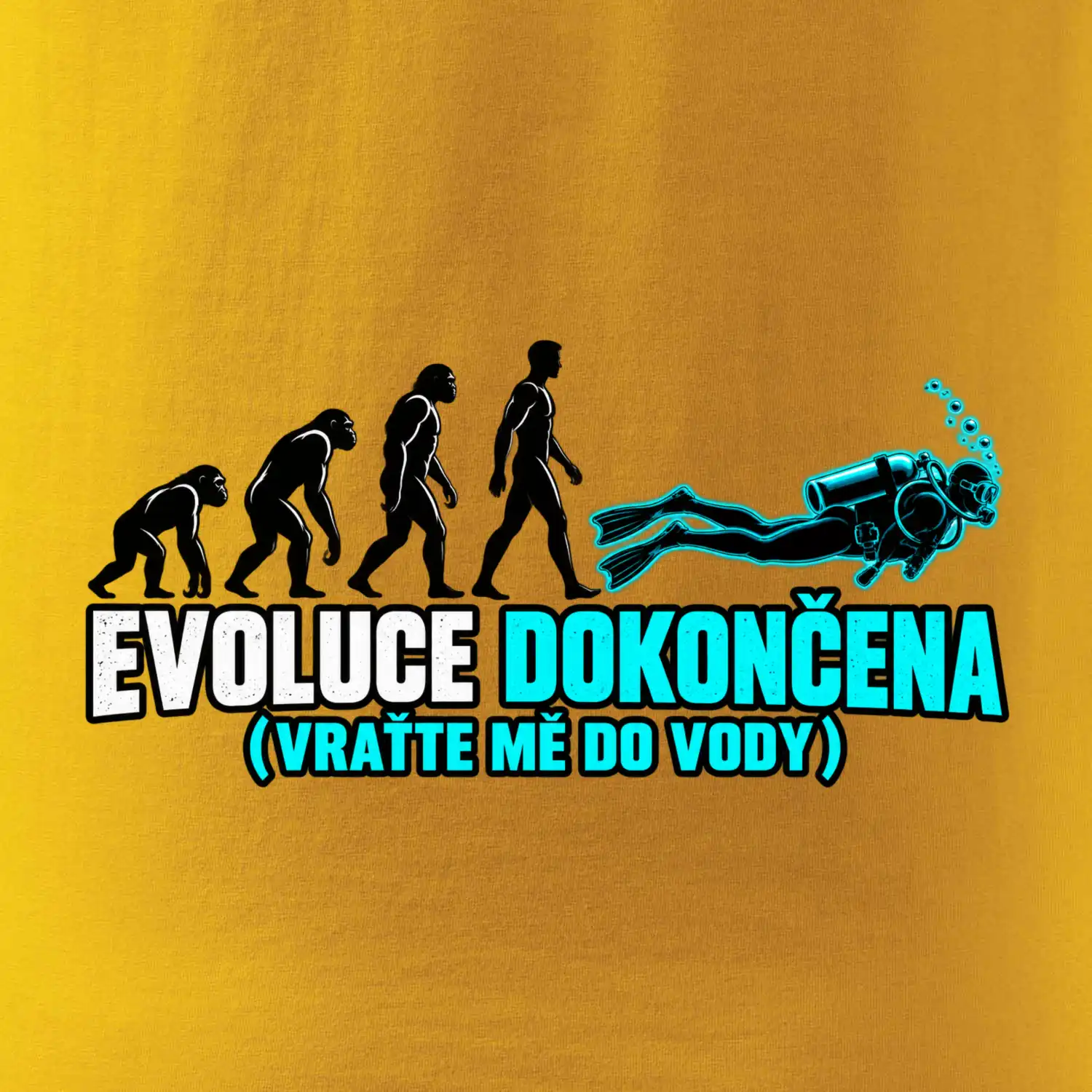Evoluce potápěče návrat do vody