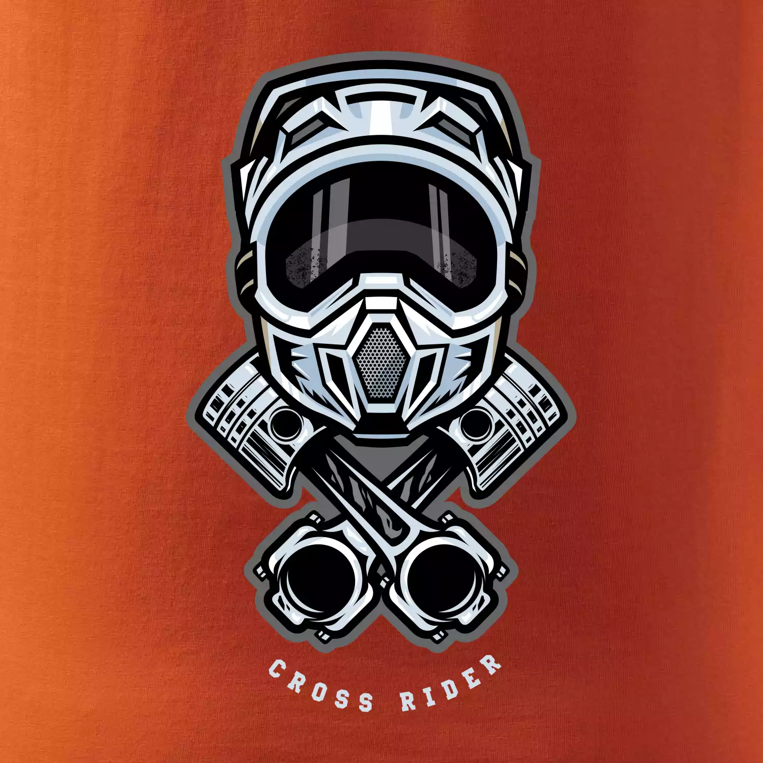 Cross rider písty helma