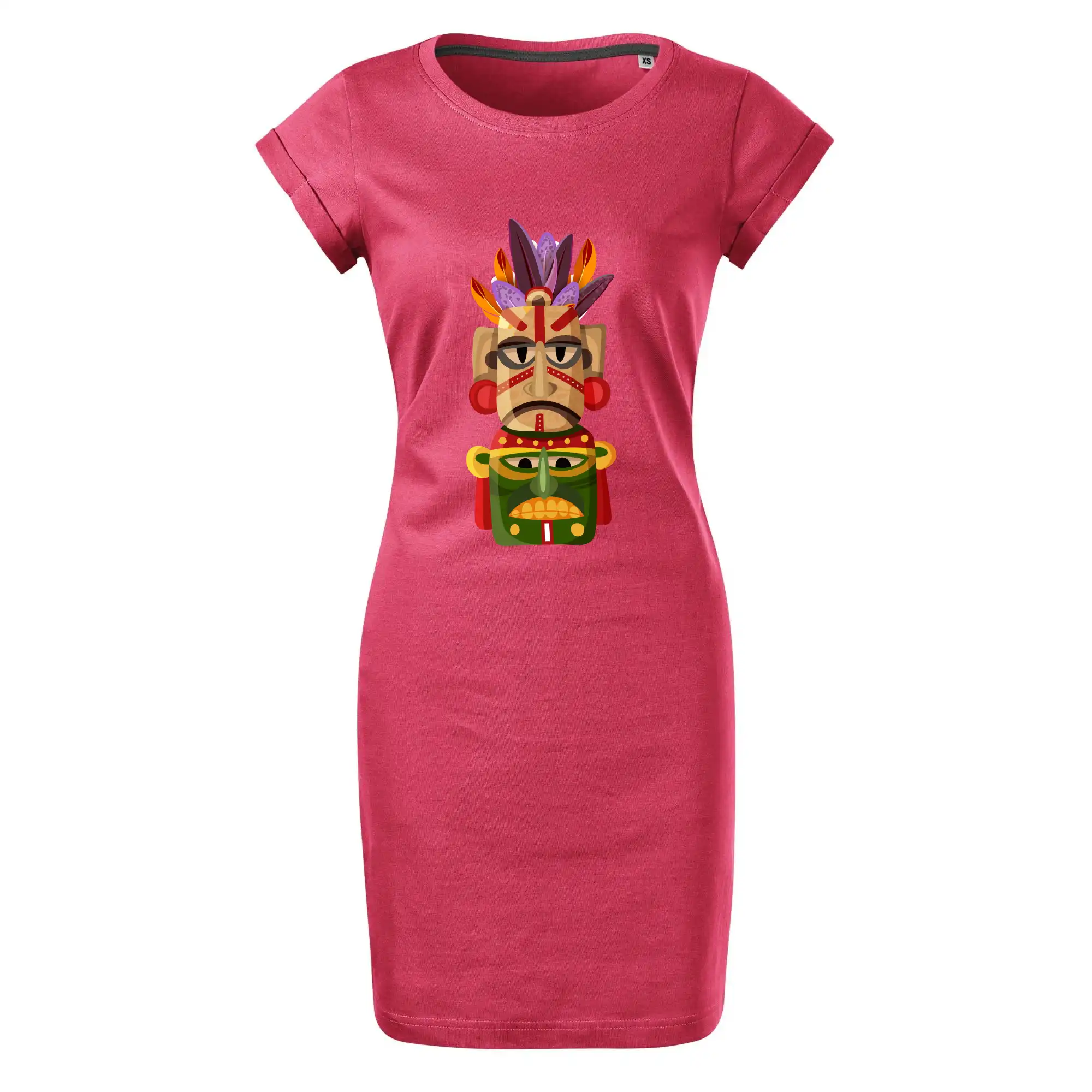 Mayové maska s peřím