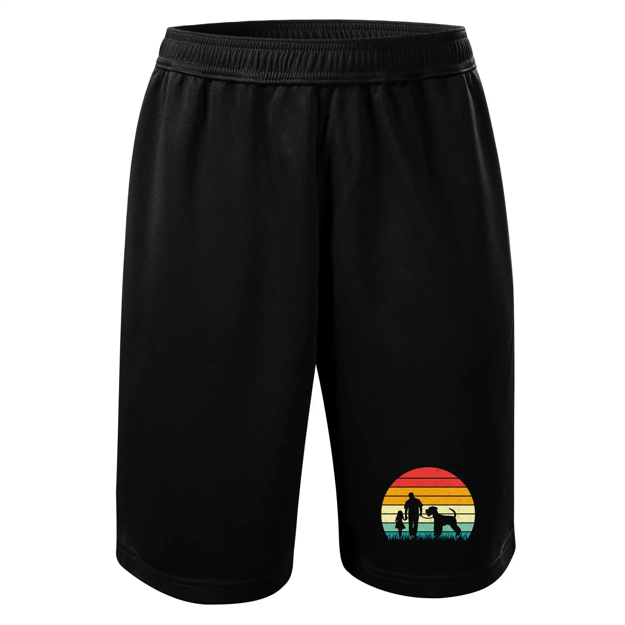 Knírač a táta s dcerou