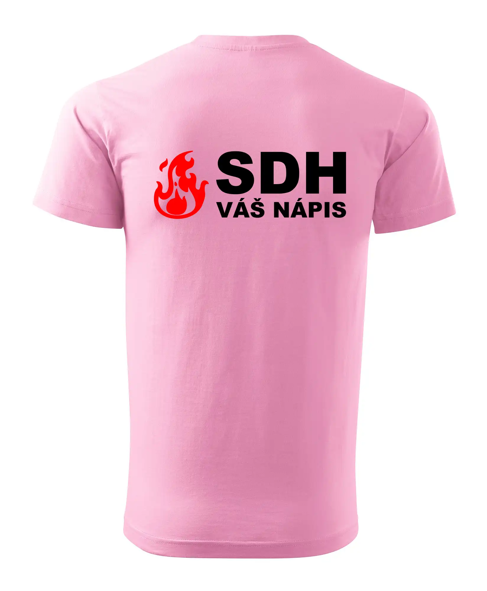 SDH nápis (oheň, firesport, název sboru - vlastní nápis)
