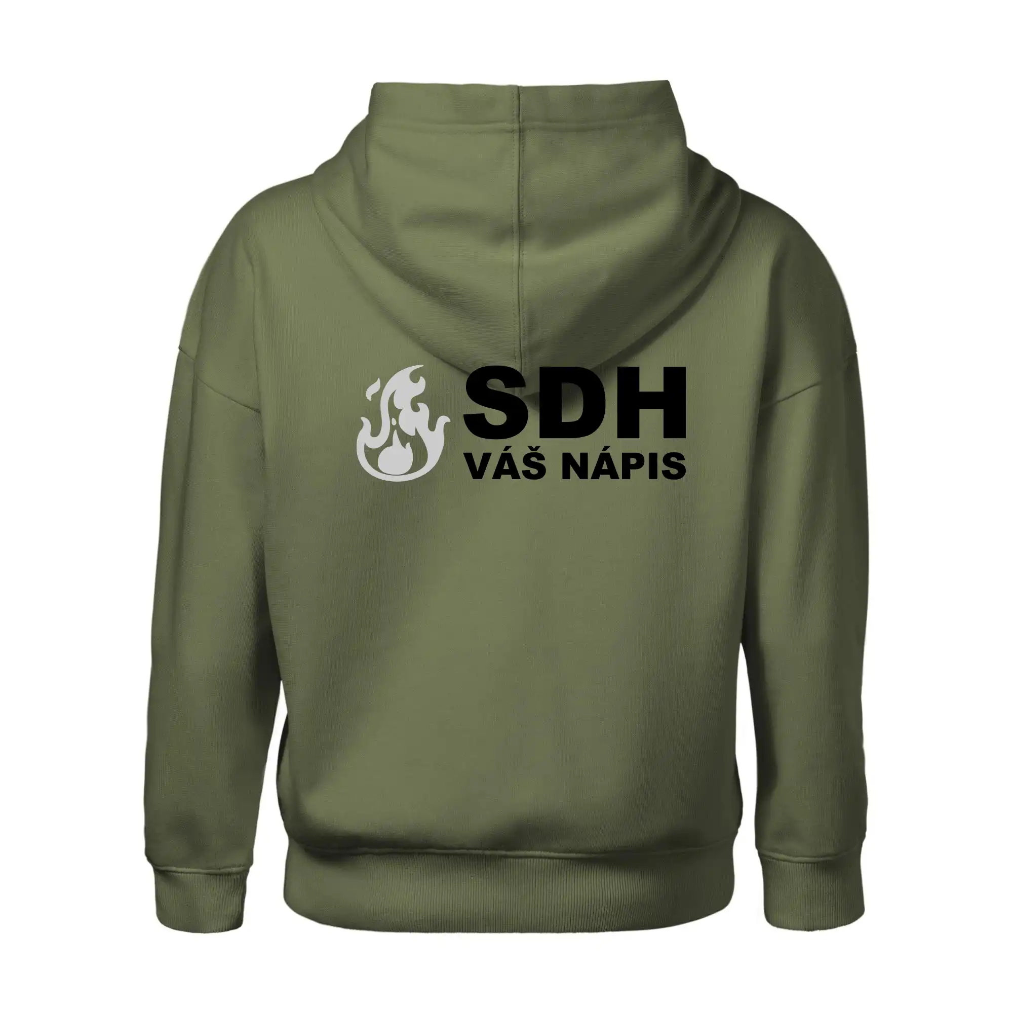 SDH REFLEXNÍ nápis (oheň, firesport, název sboru - vlastní nápis)