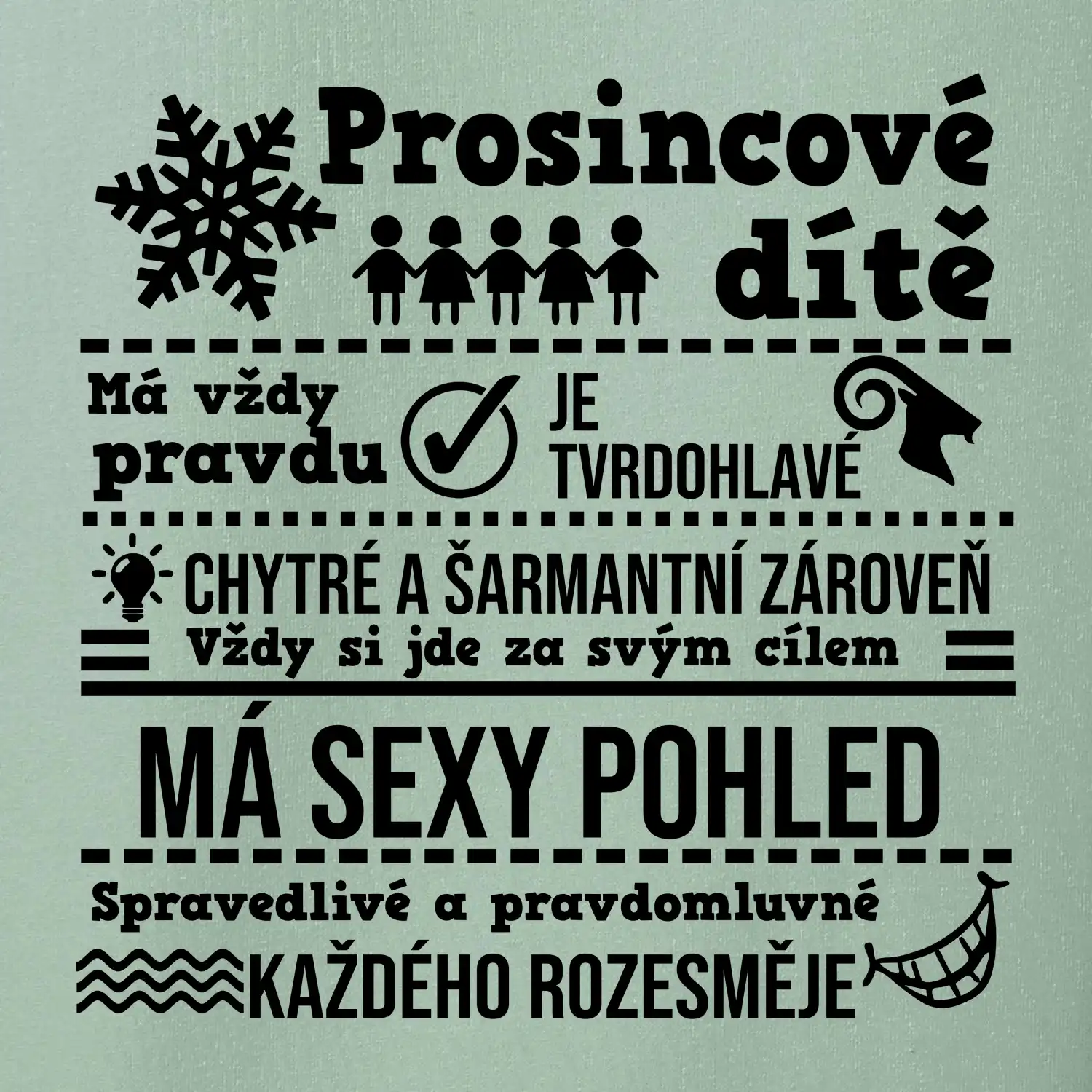Narozeniny prosinec