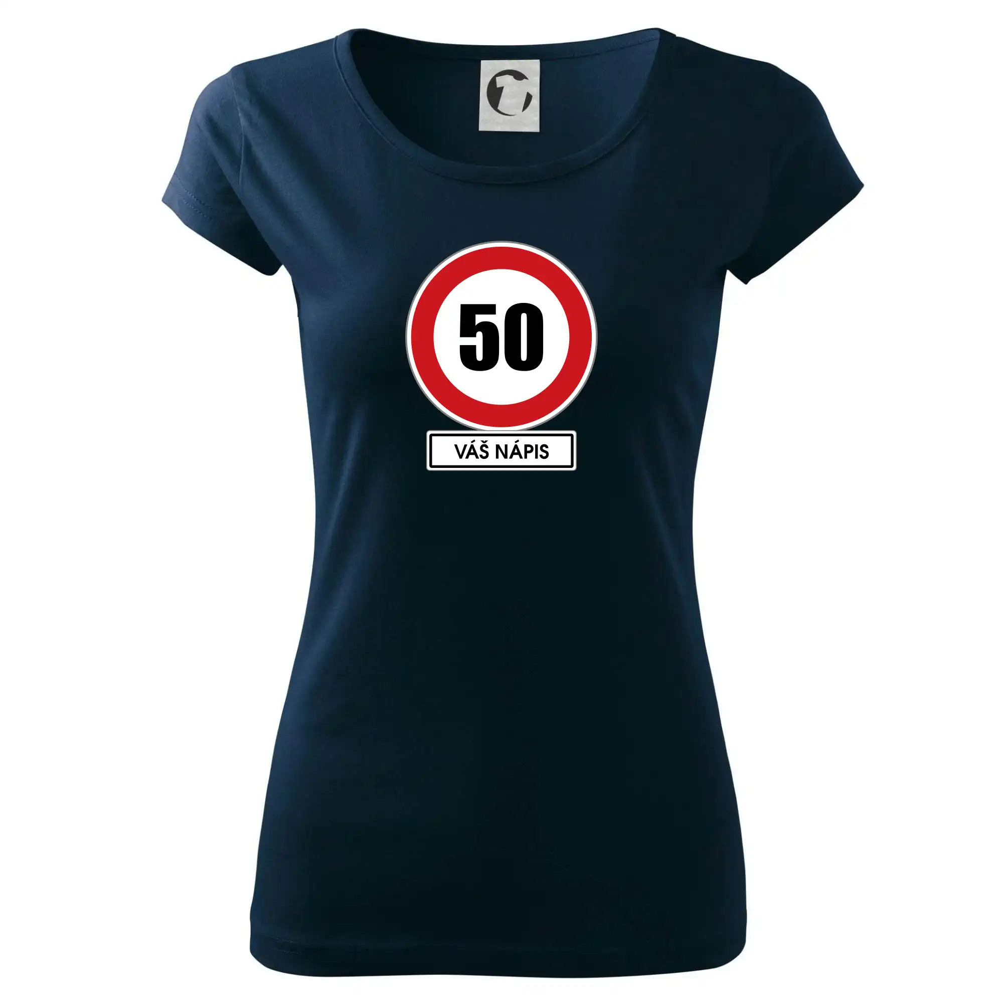 Dopravní značka - rychlost 50 - váš nápis