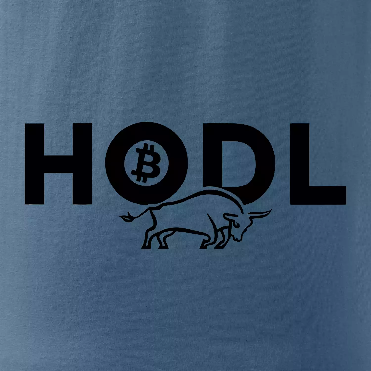 Hodl, nápis a býk