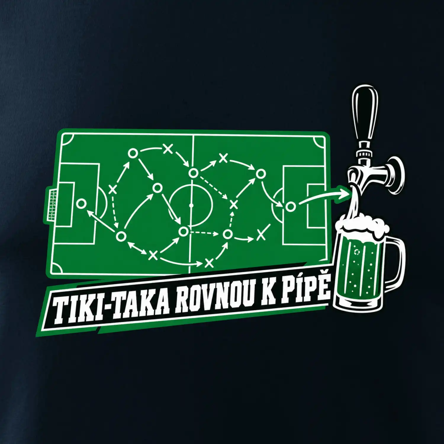 Tiki taka rovnou k pípě