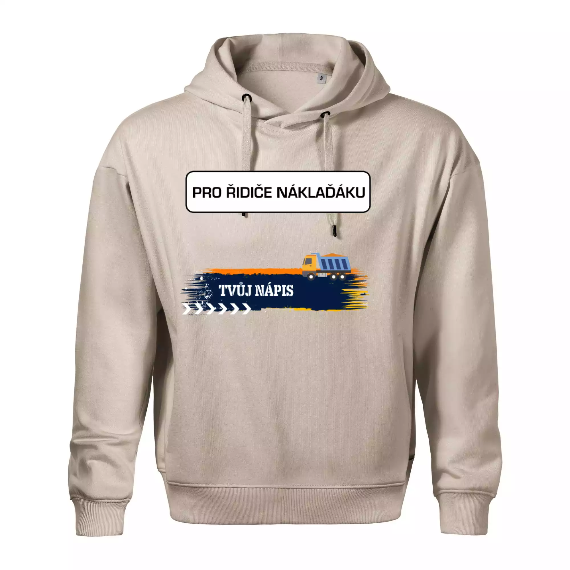 Stavba - vlastní nápis - náklaďák