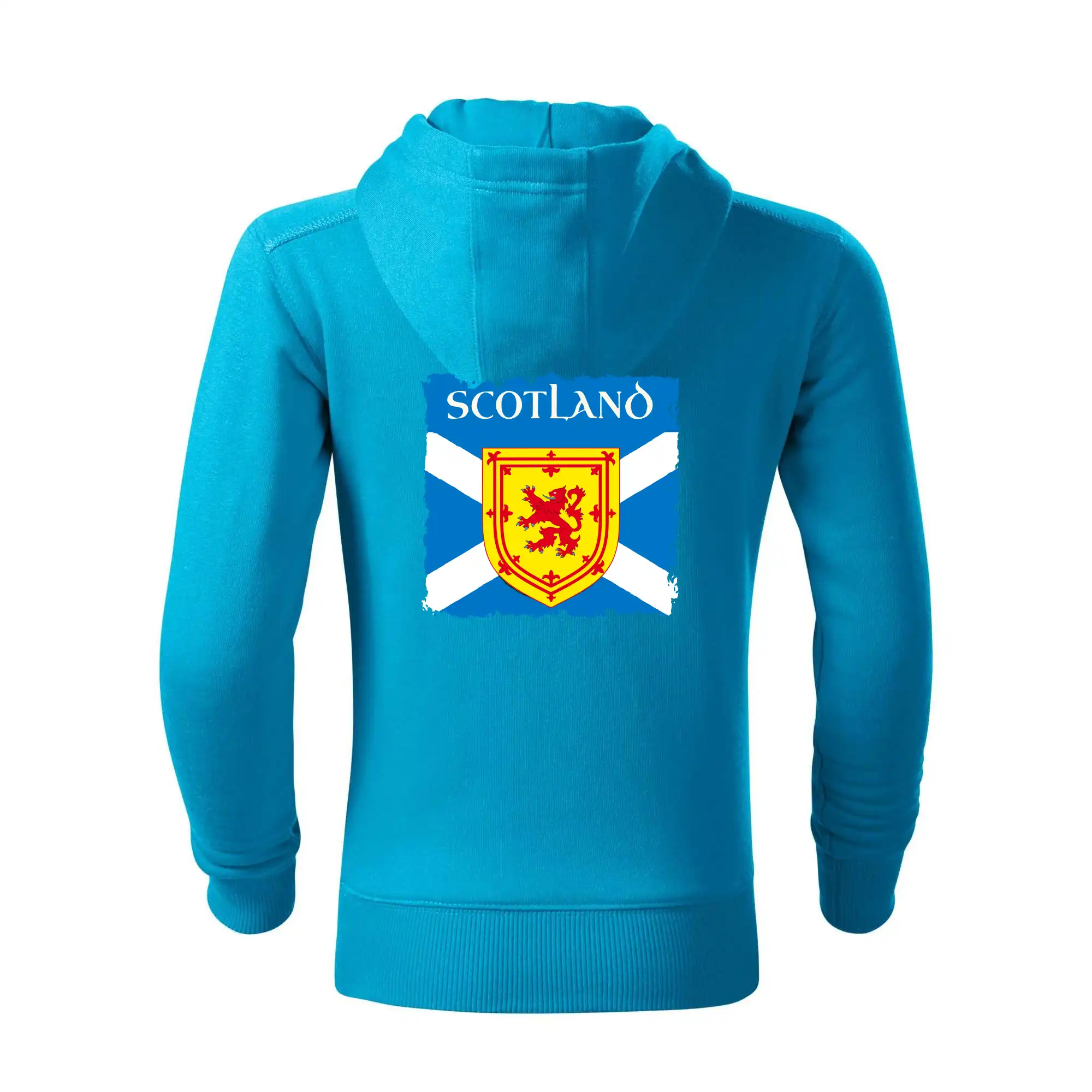 Skotská vlajka s erbem lva