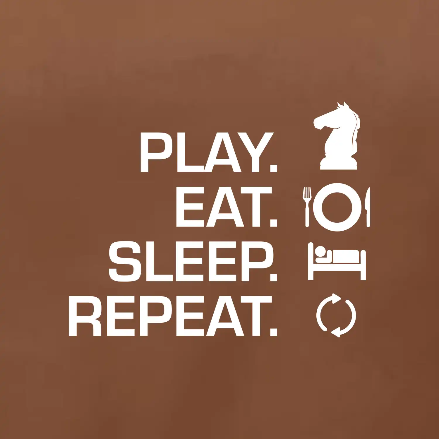 Eat sleep play - šachy