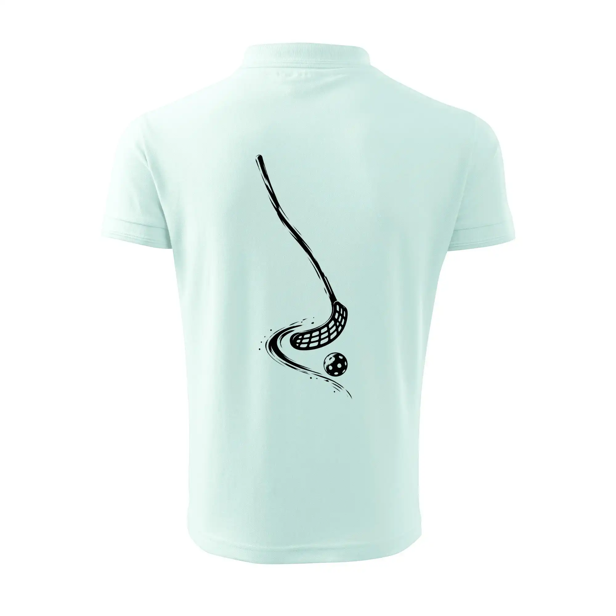 Minimalistická florbalka s míčkem