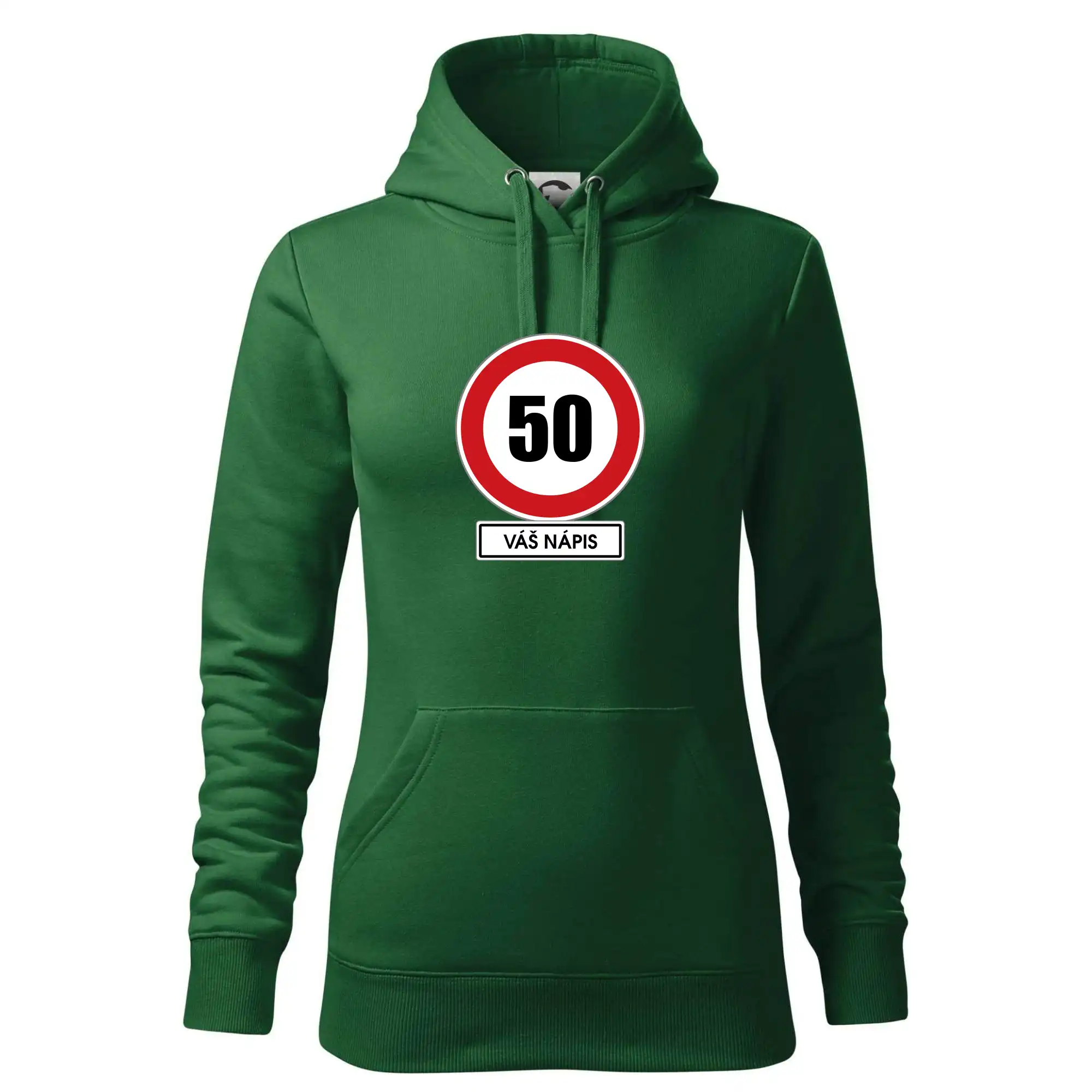 Dopravní značka - rychlost 50 - váš nápis