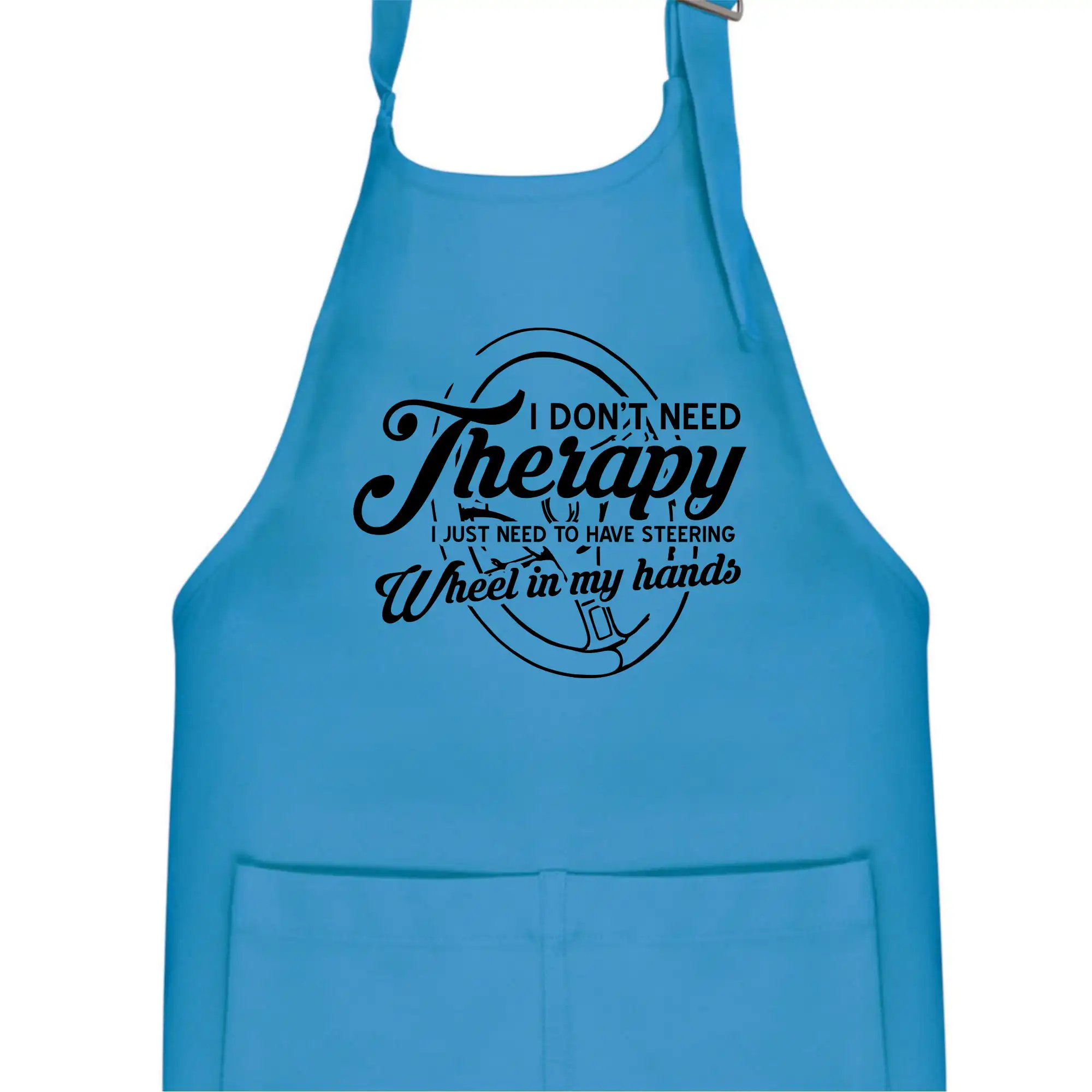 Kulatý nápis - I don't need therapy wheel in my hands