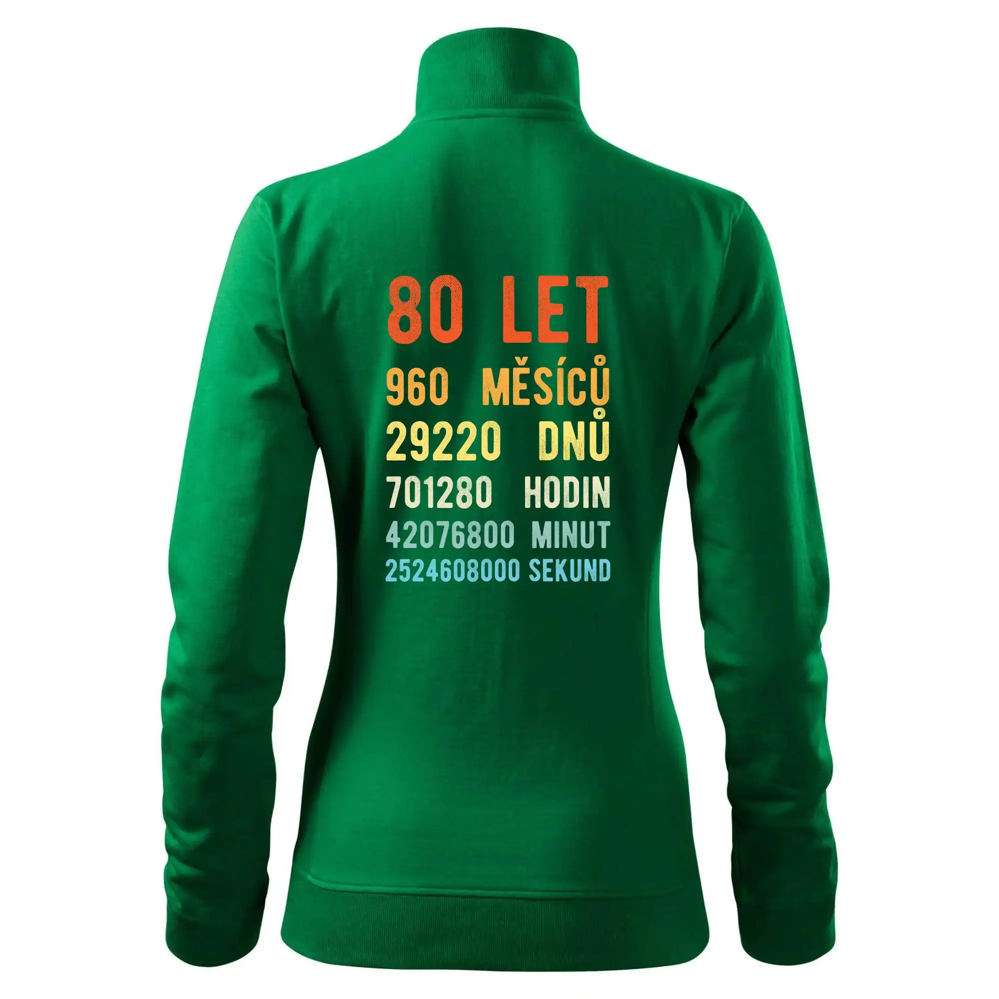 Narozeniny 80 přepočet času
