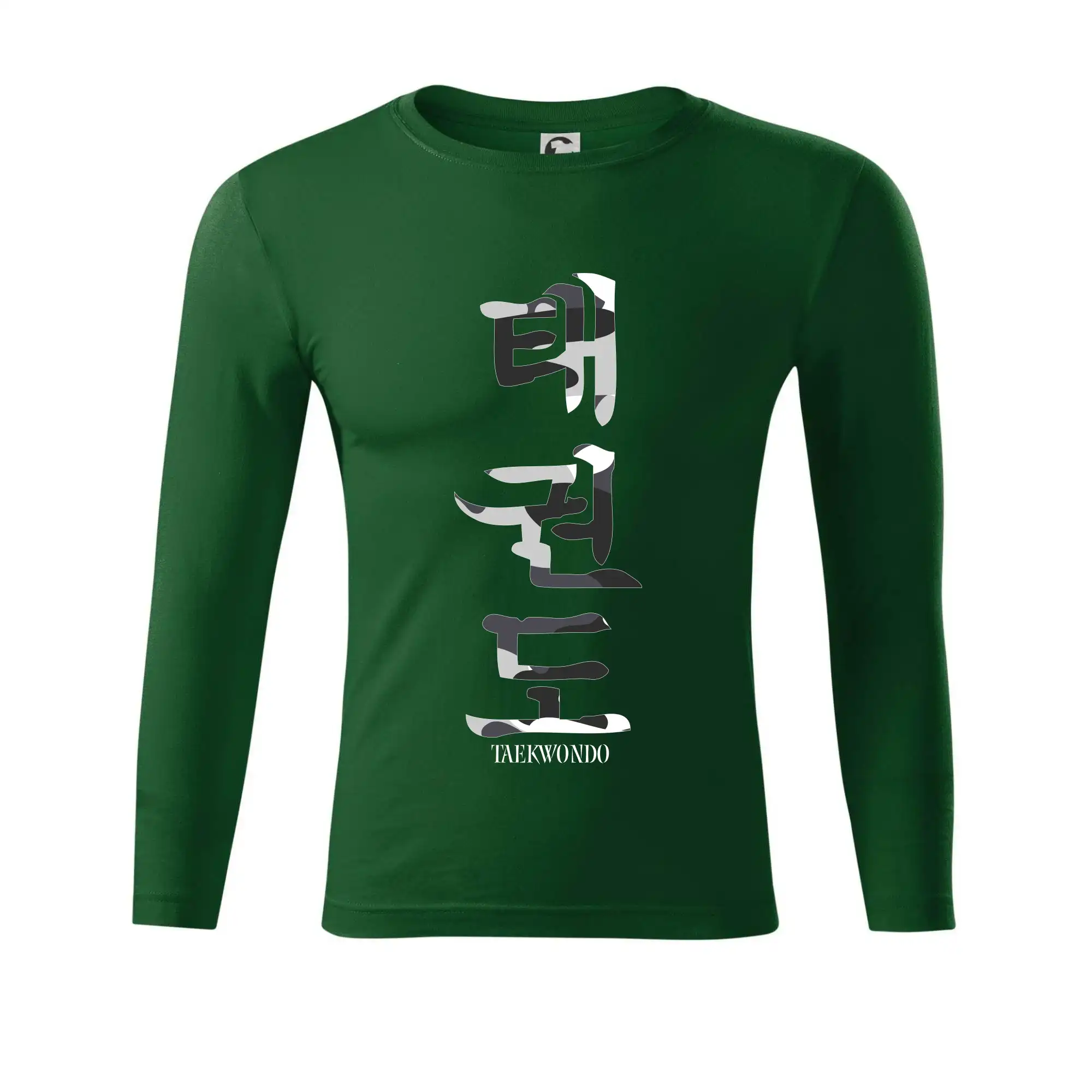 Taekwondo maskáčový nápis