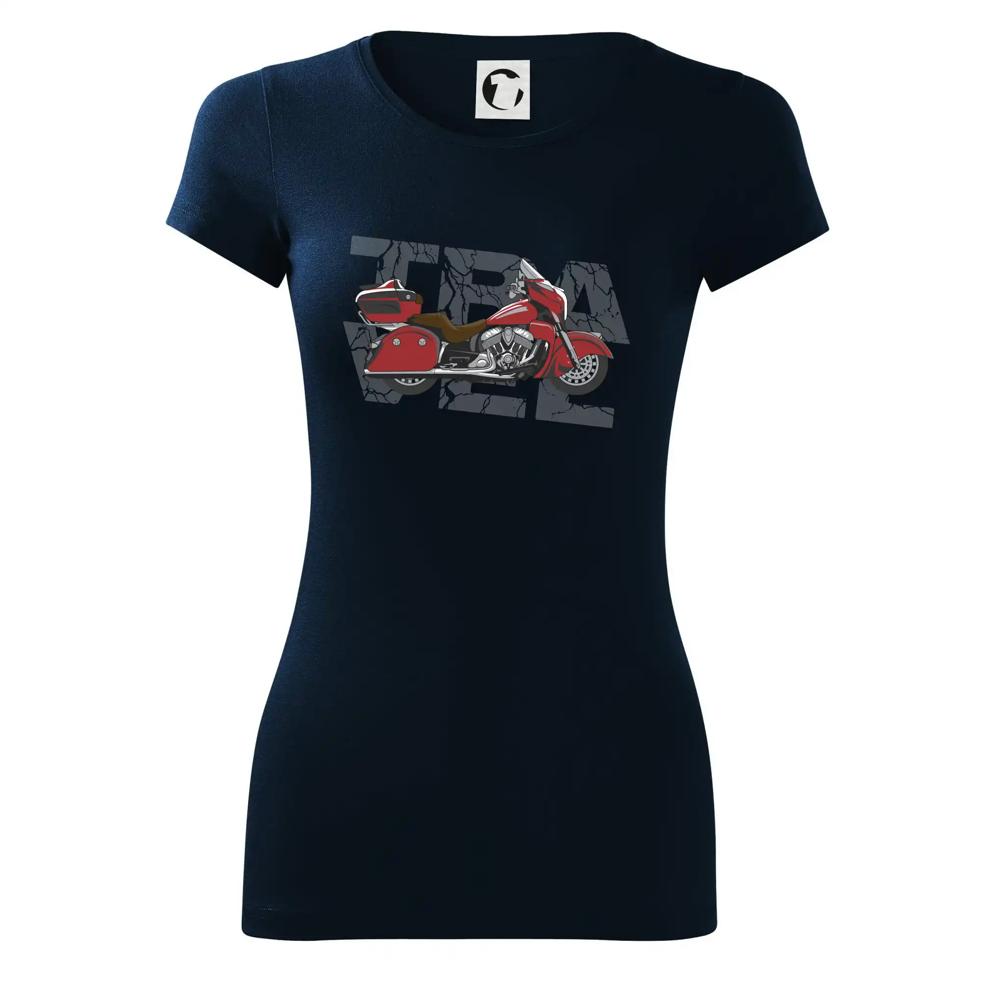 Cestovní motorka Amerika červená