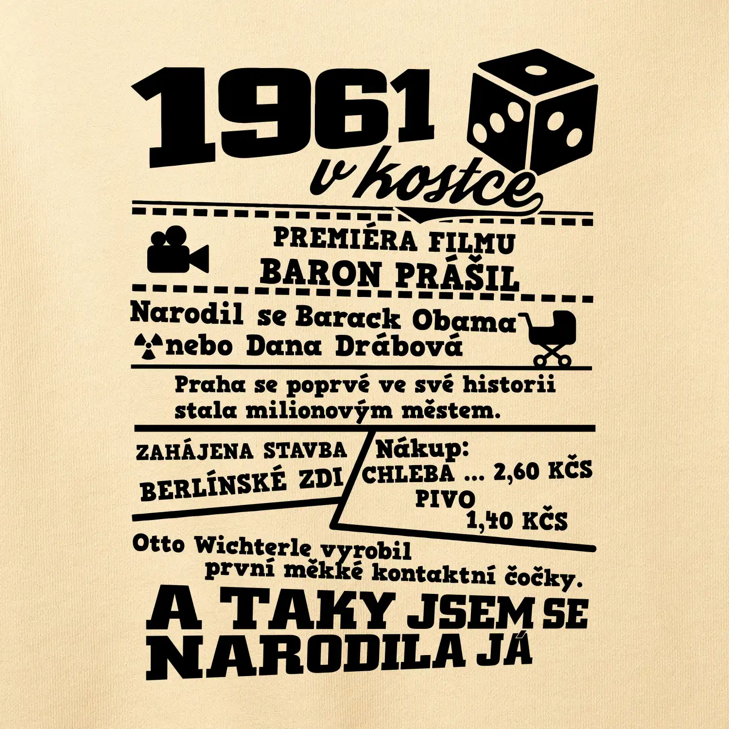 1961 v kostce
