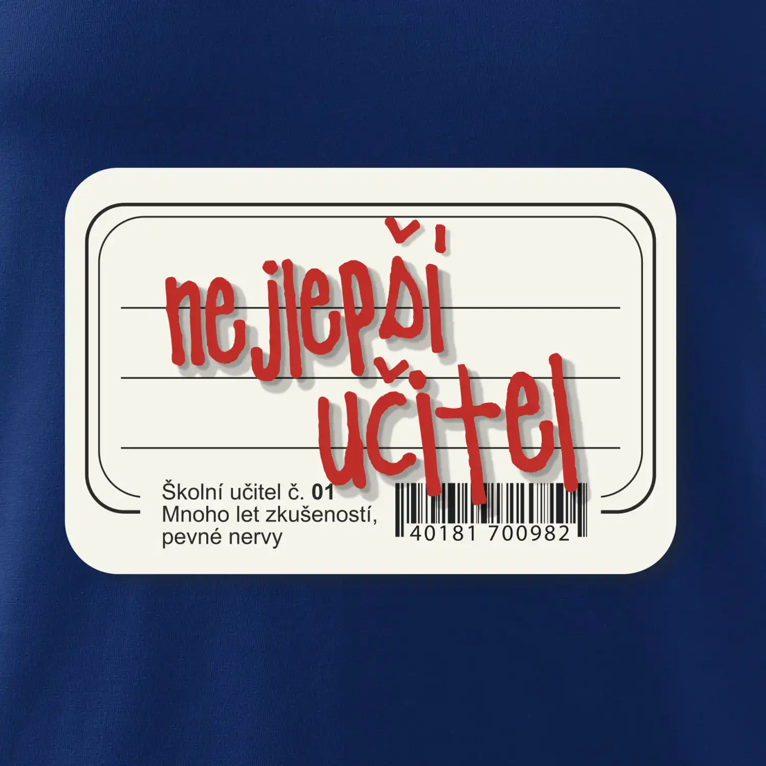 Nejlepší učitel sešit