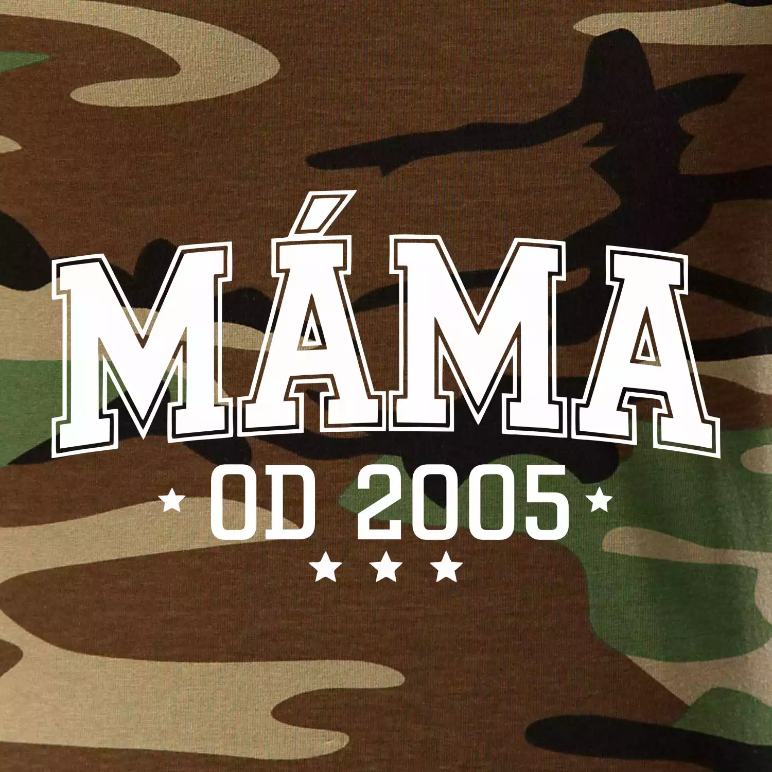 Máma od roku - sportovní nápis (váš ročník)