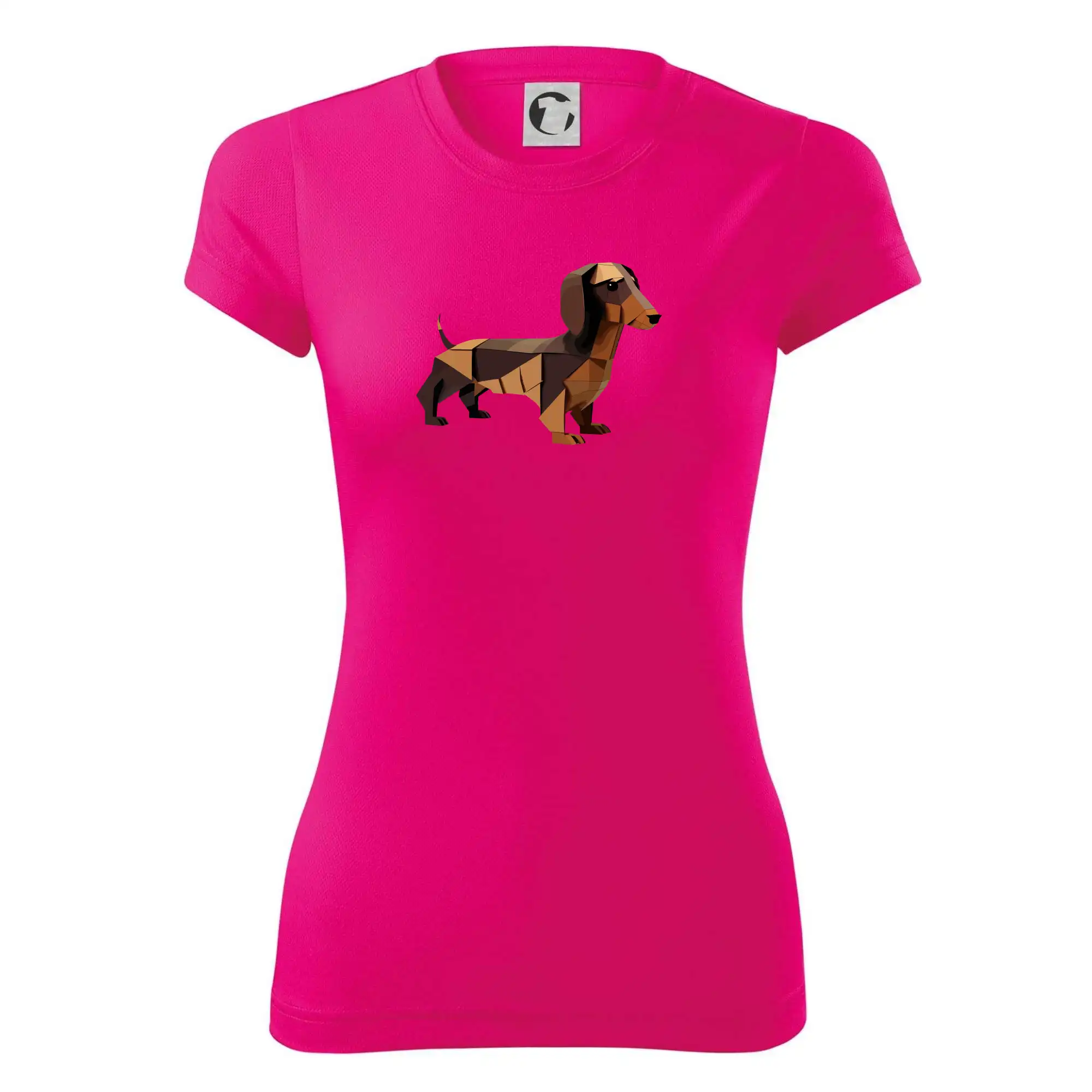 Jezevčík - slepený z papíru