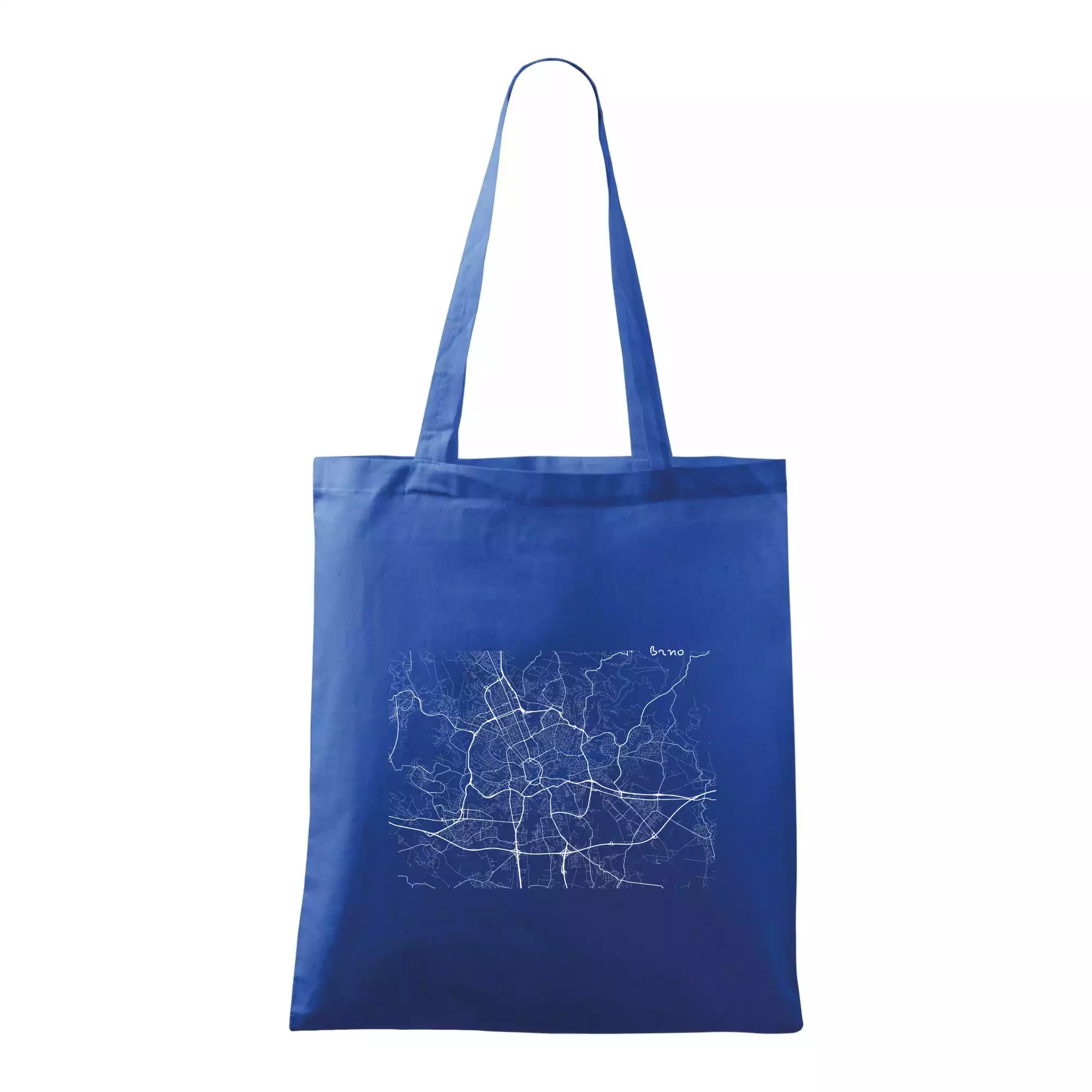 Černobílá mapa Brno