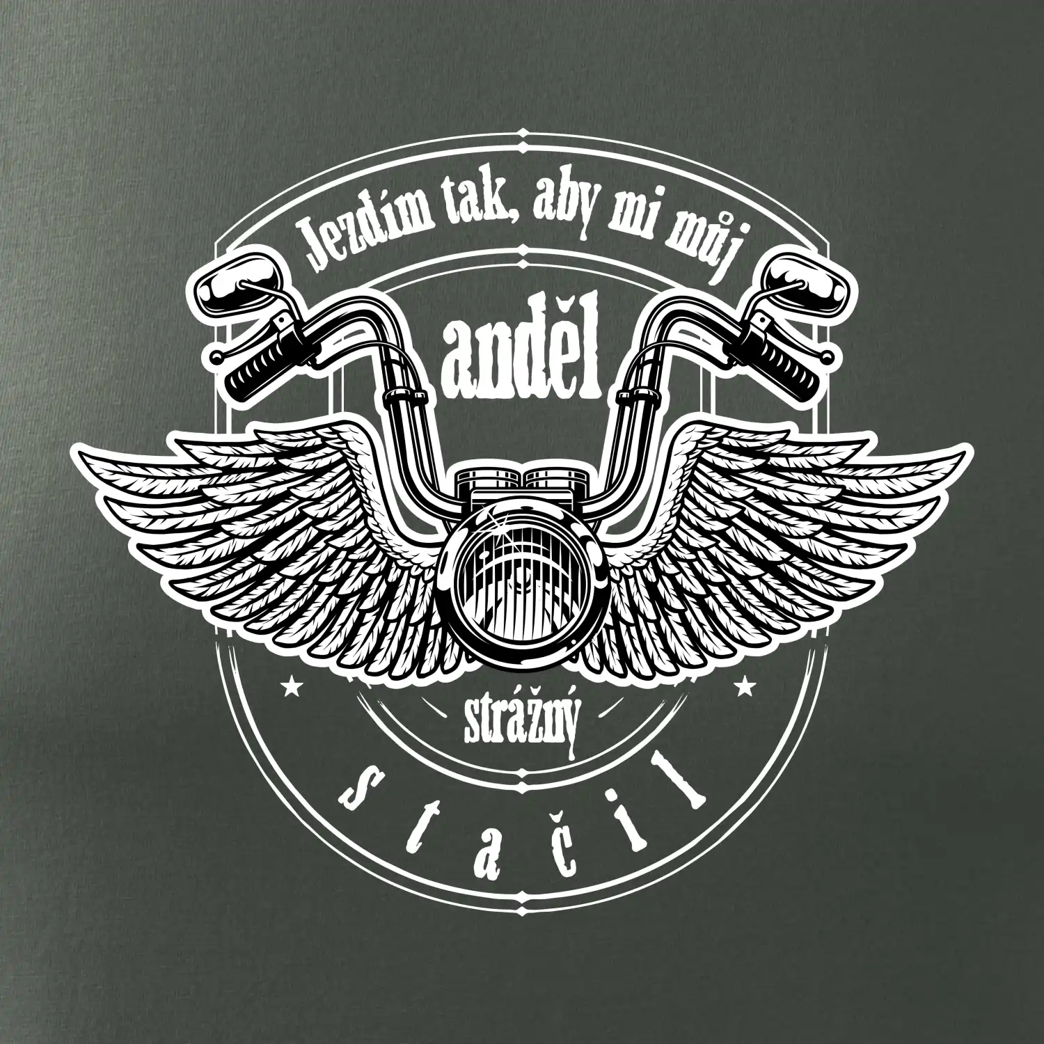 Jezdím tak rychle, aby mi můj anděl strážný stačil