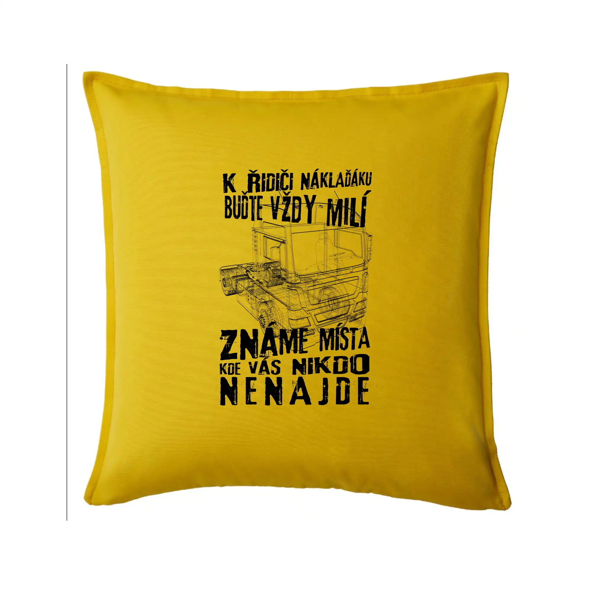 K řidiči náklaďáku buďte vždy milý