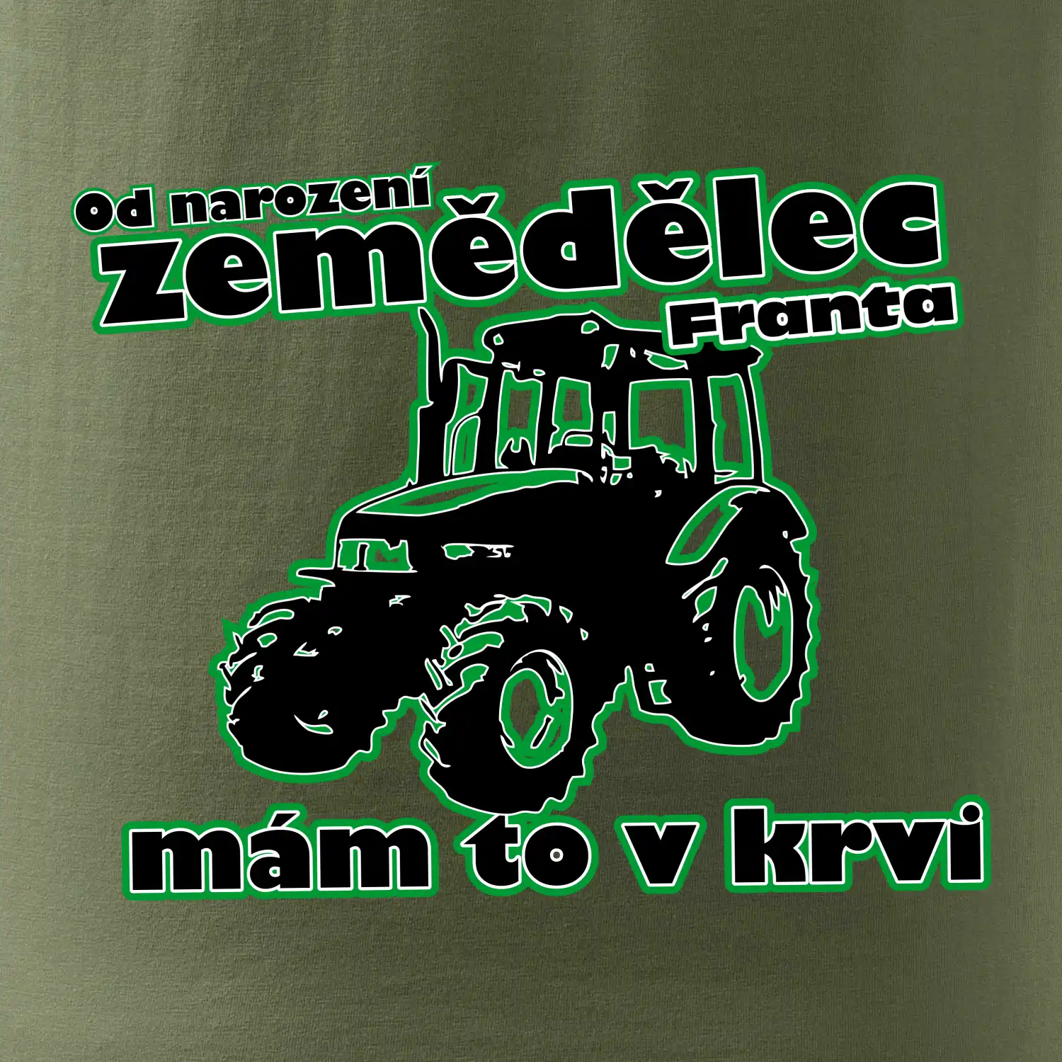 Od narození zemědělec, mám to v krvi - Jméno