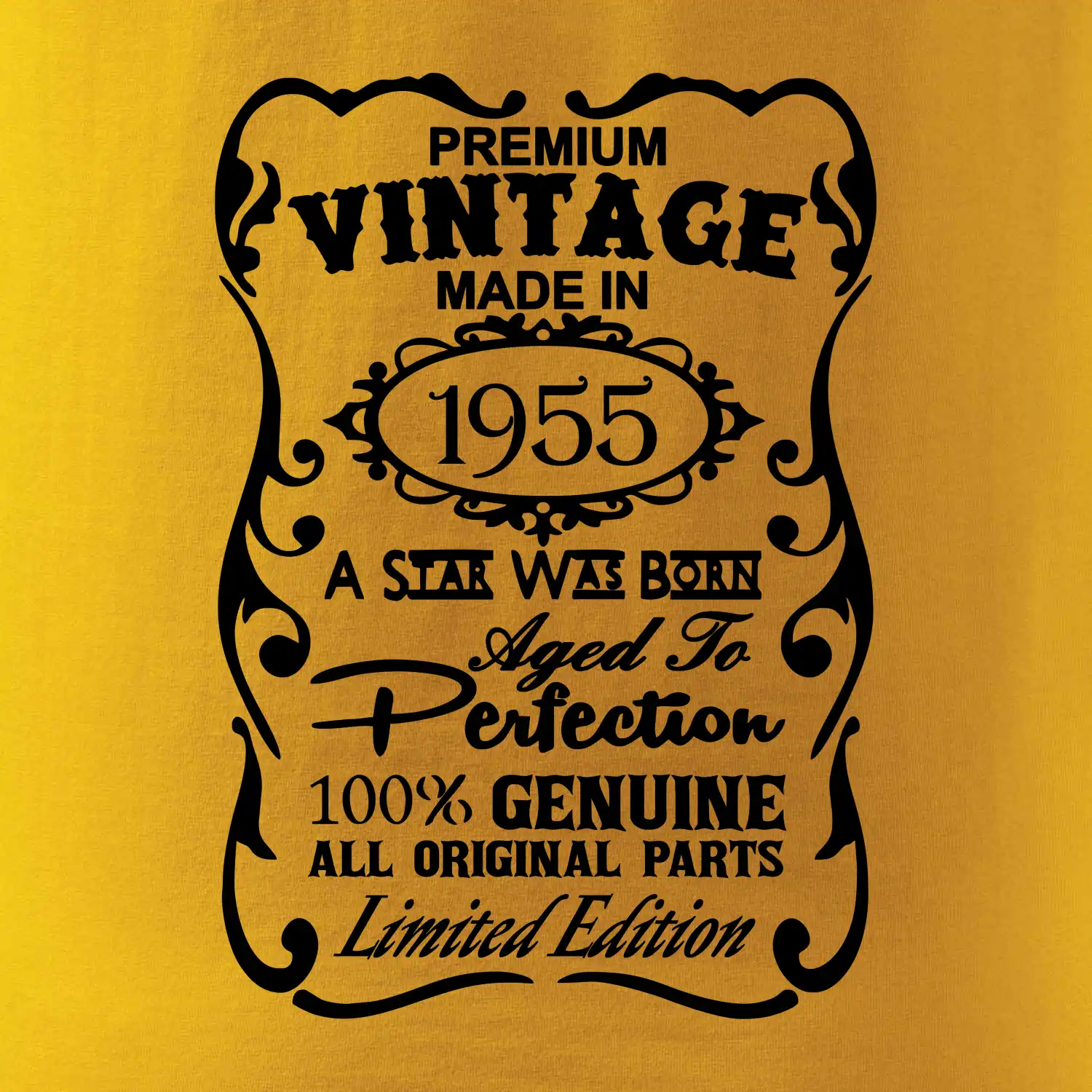 Vintage Etiketa - 1955