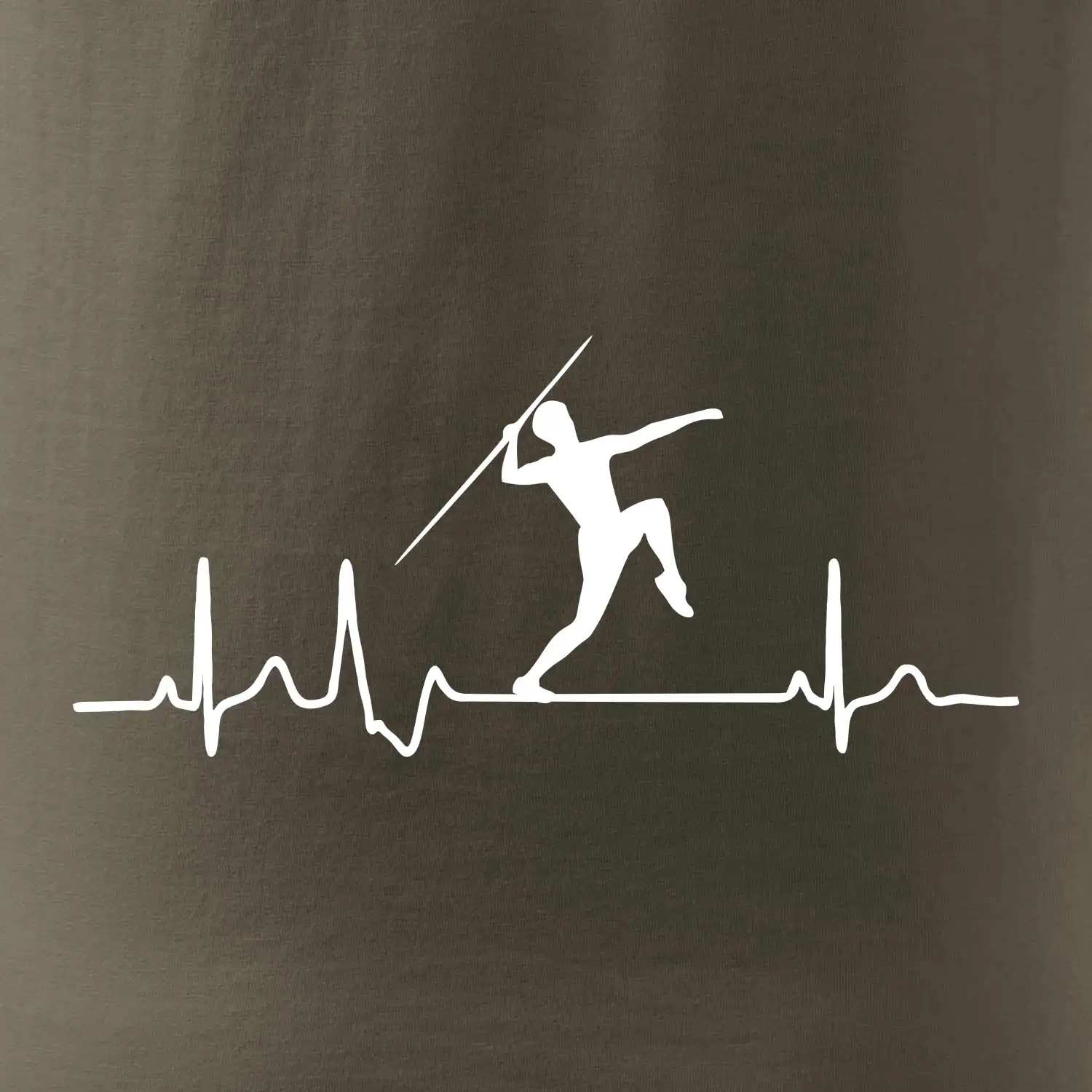 EKG hod oštěpem muž