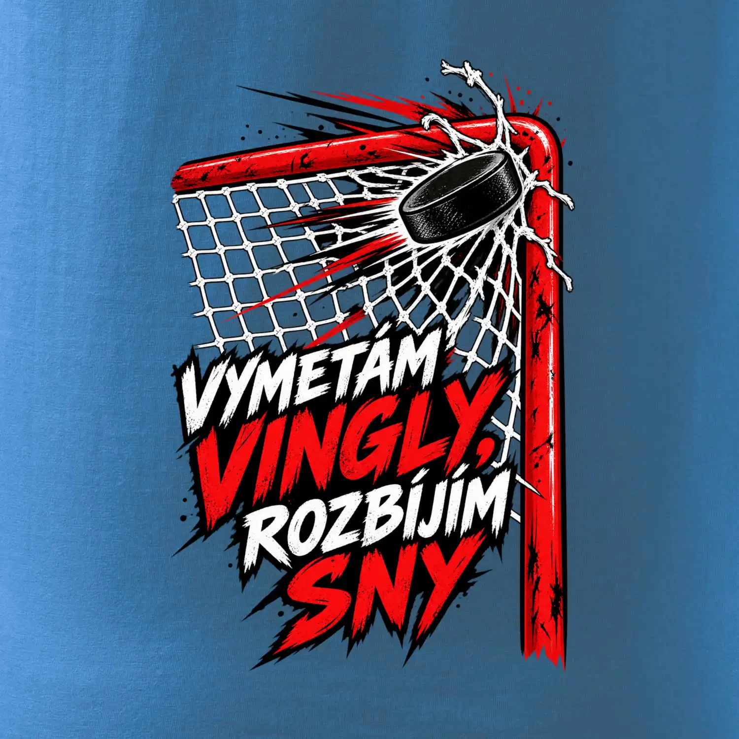 Hokejový střelec vymetá vingly