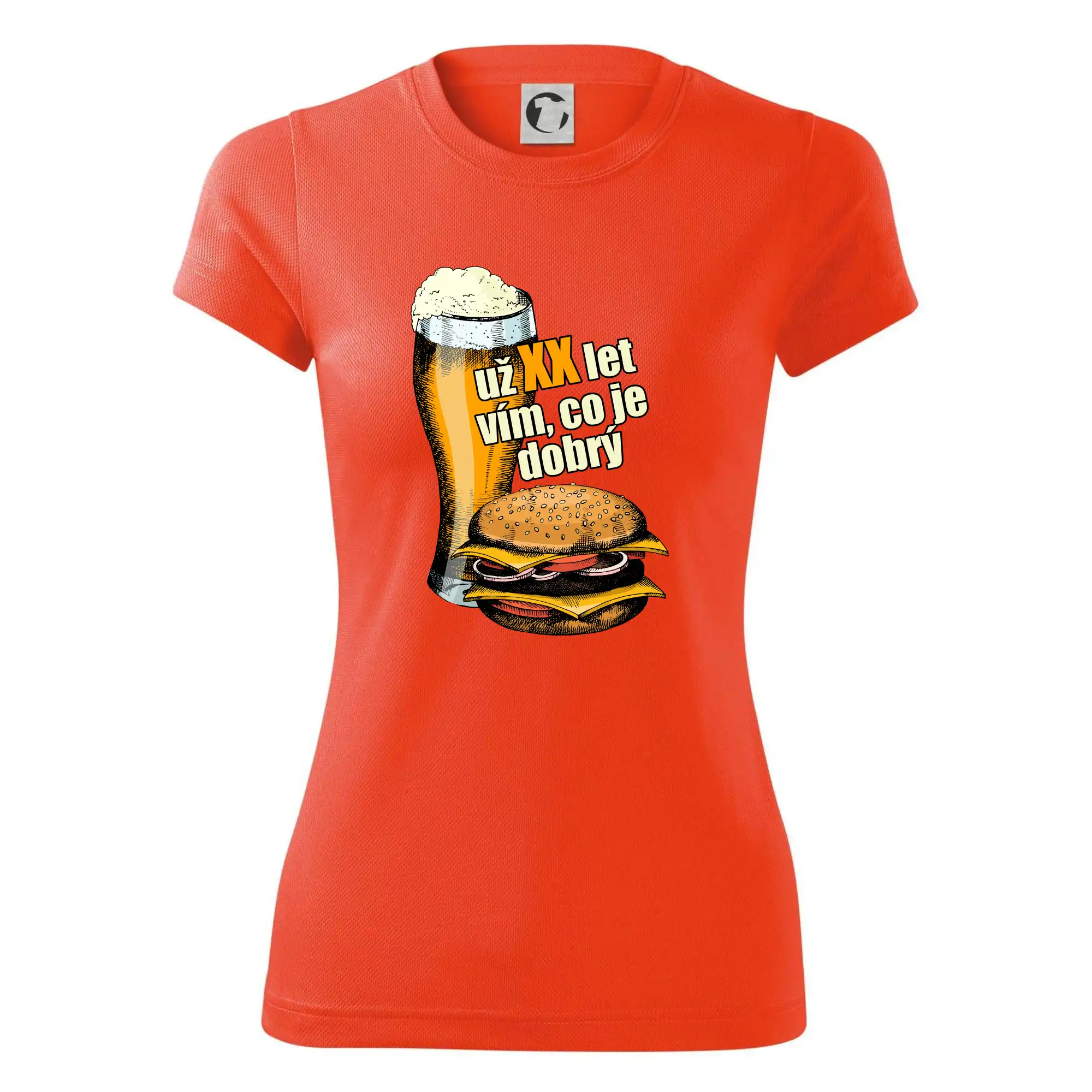 Pivo a burger vím co je dobrý