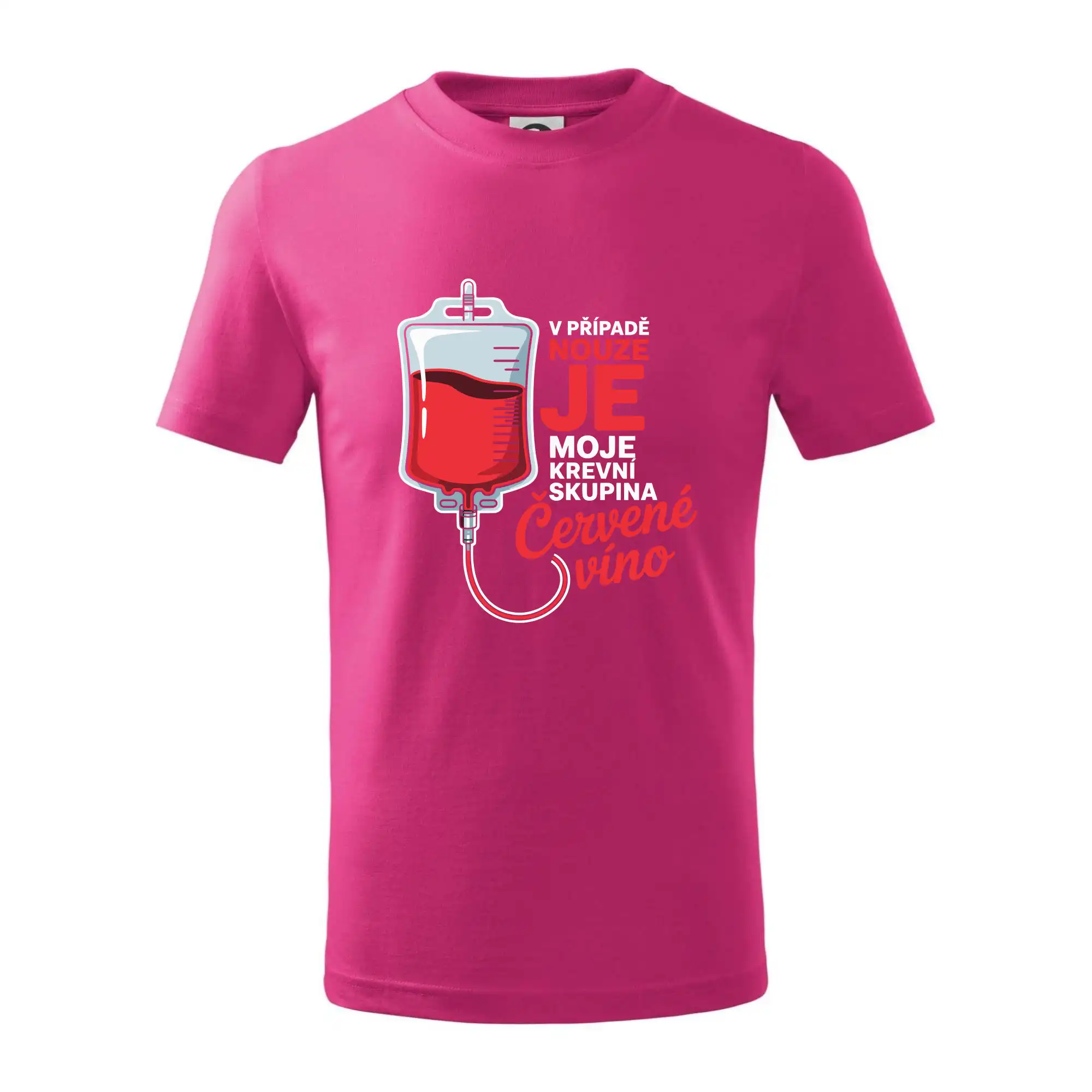 V případě nouze je moje krevní skupina červené víno