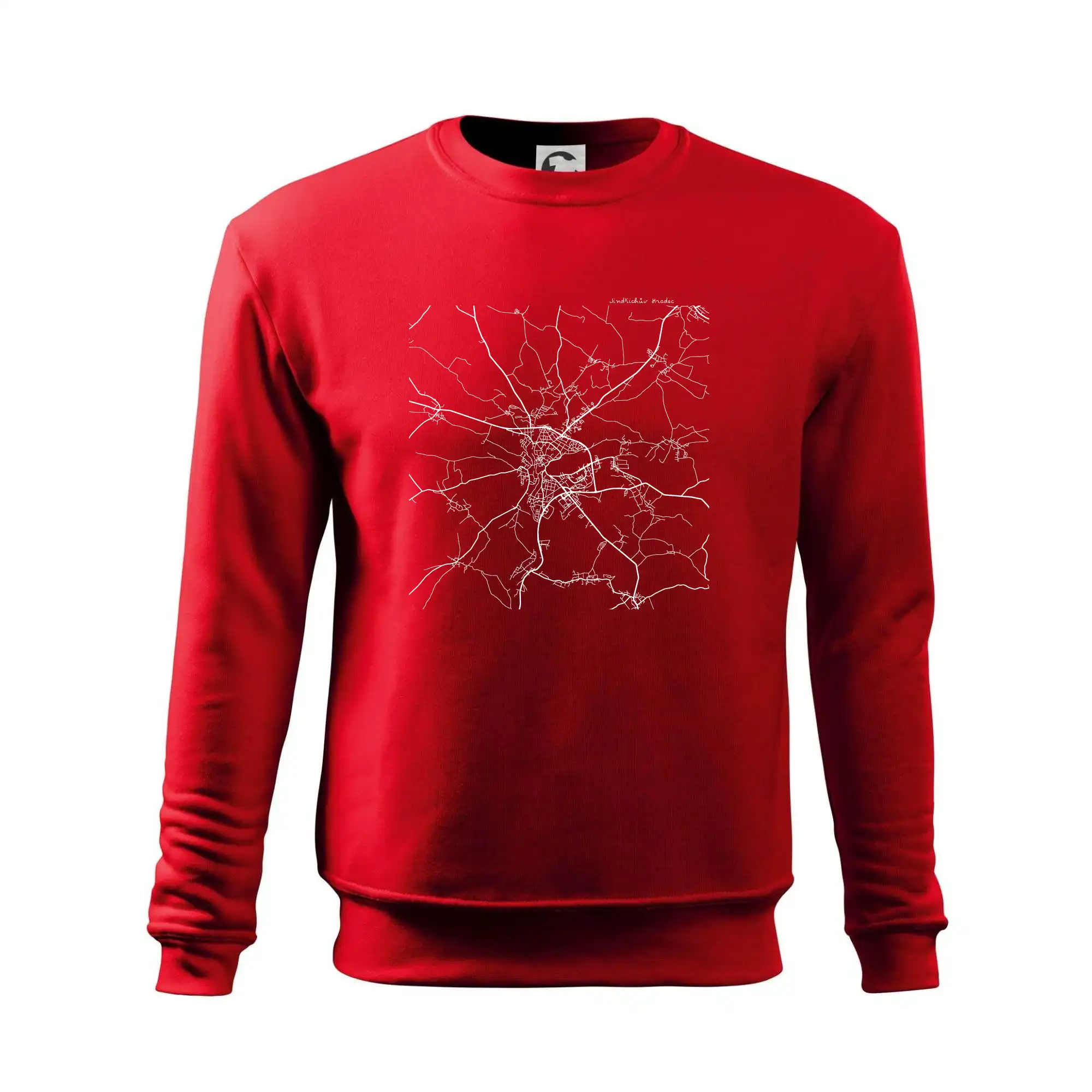 Černobílá mapa  Jindřichův Hradec (37701)