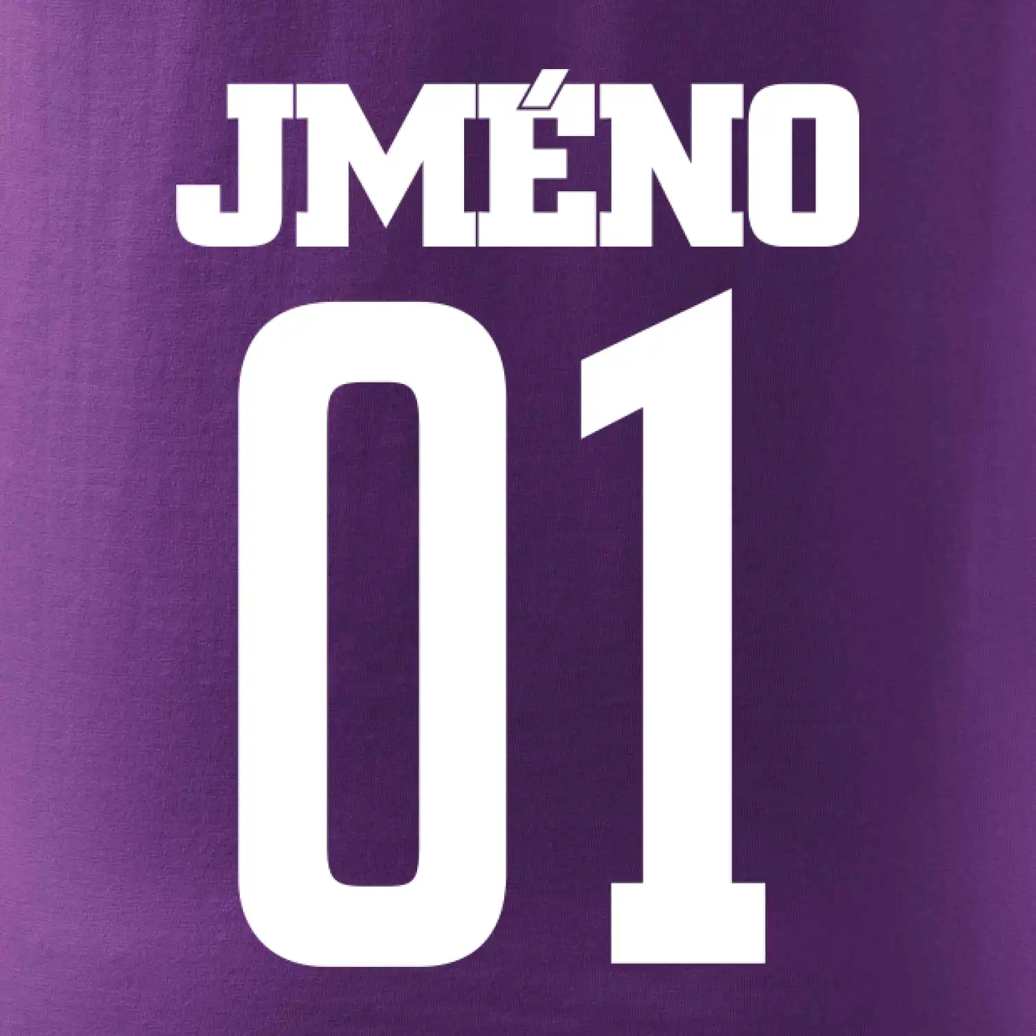 Florbalový  dres - vlastní jméno a číslo