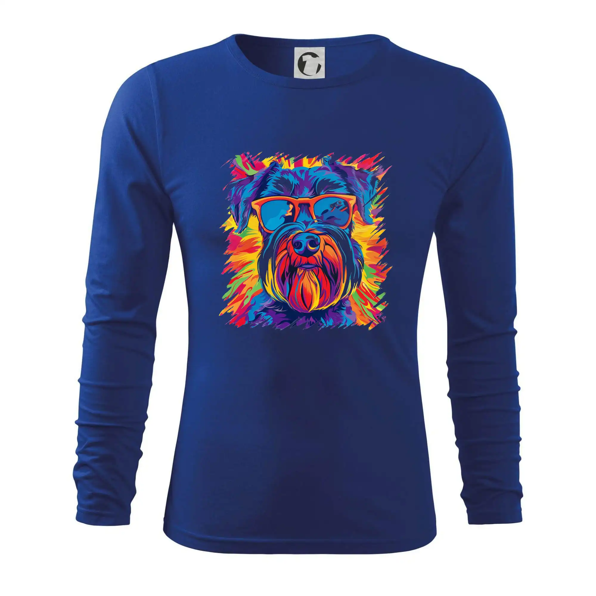 Knírač barevný styl 70s