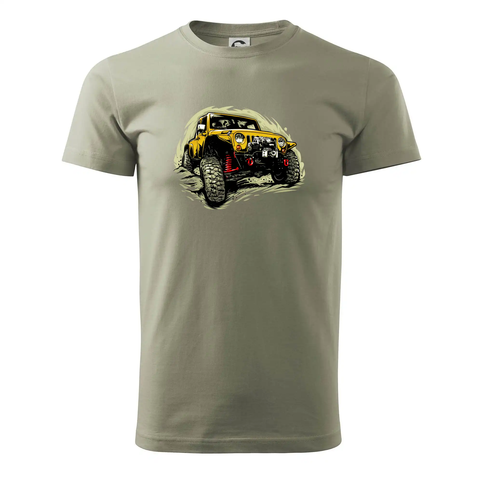 Žlutý offroad s navijákem