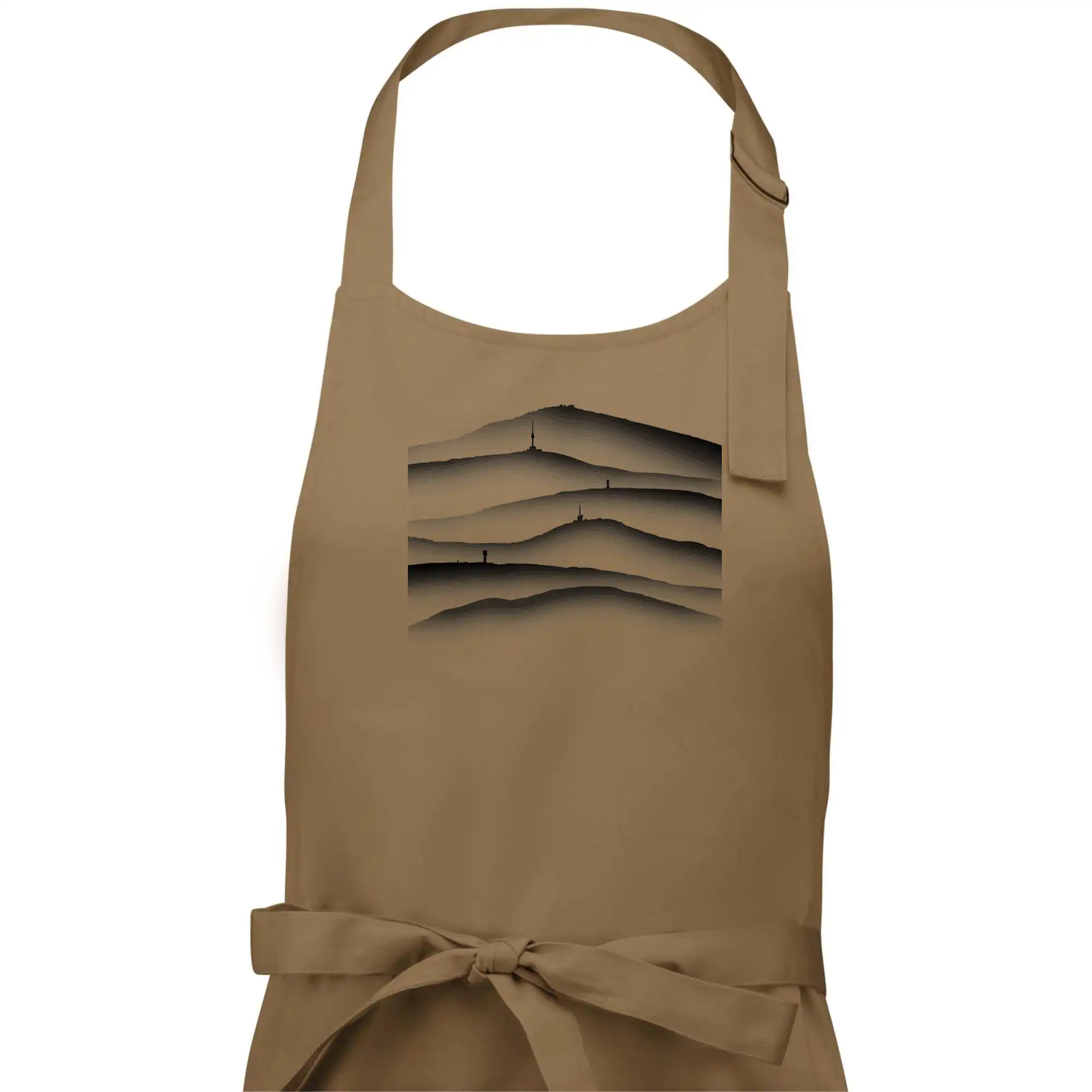 Stínované siluety Českých hor