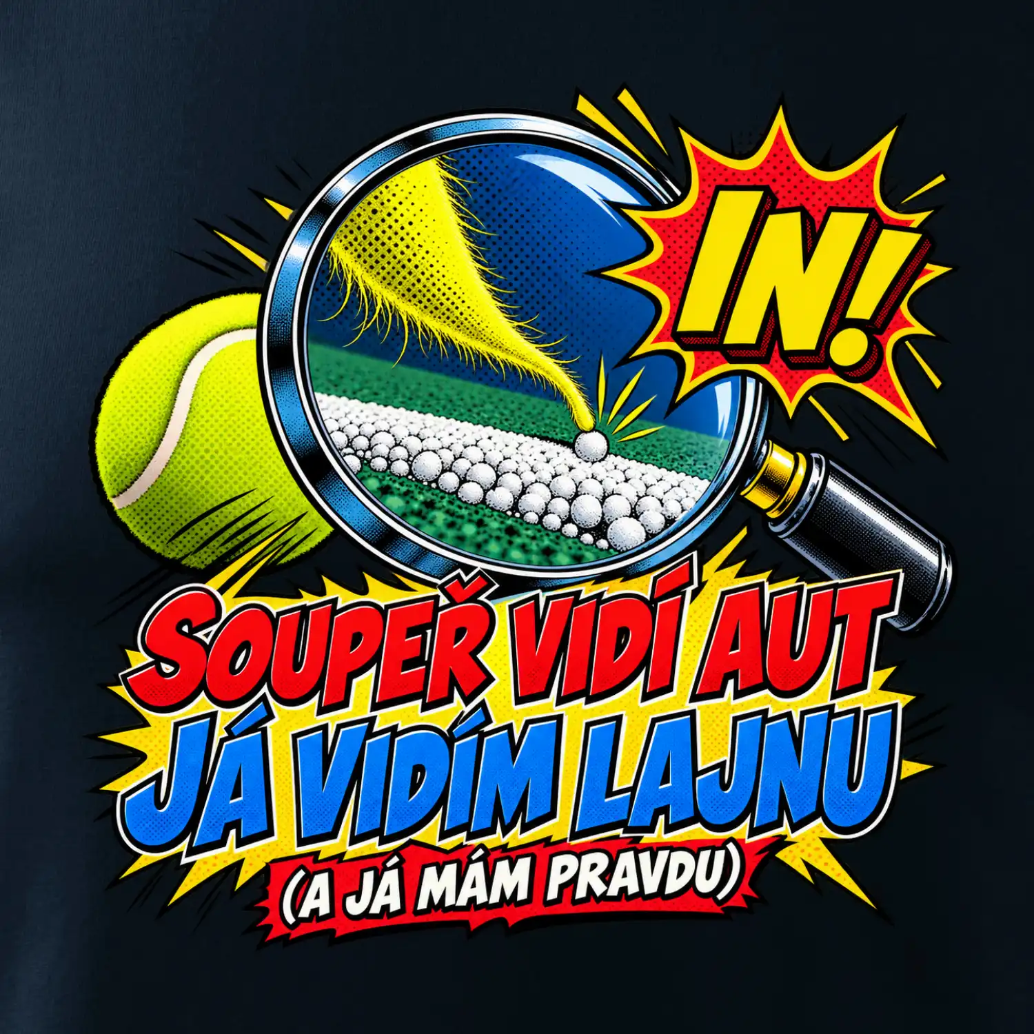 Soupeř vidí aut já vidím lajnu