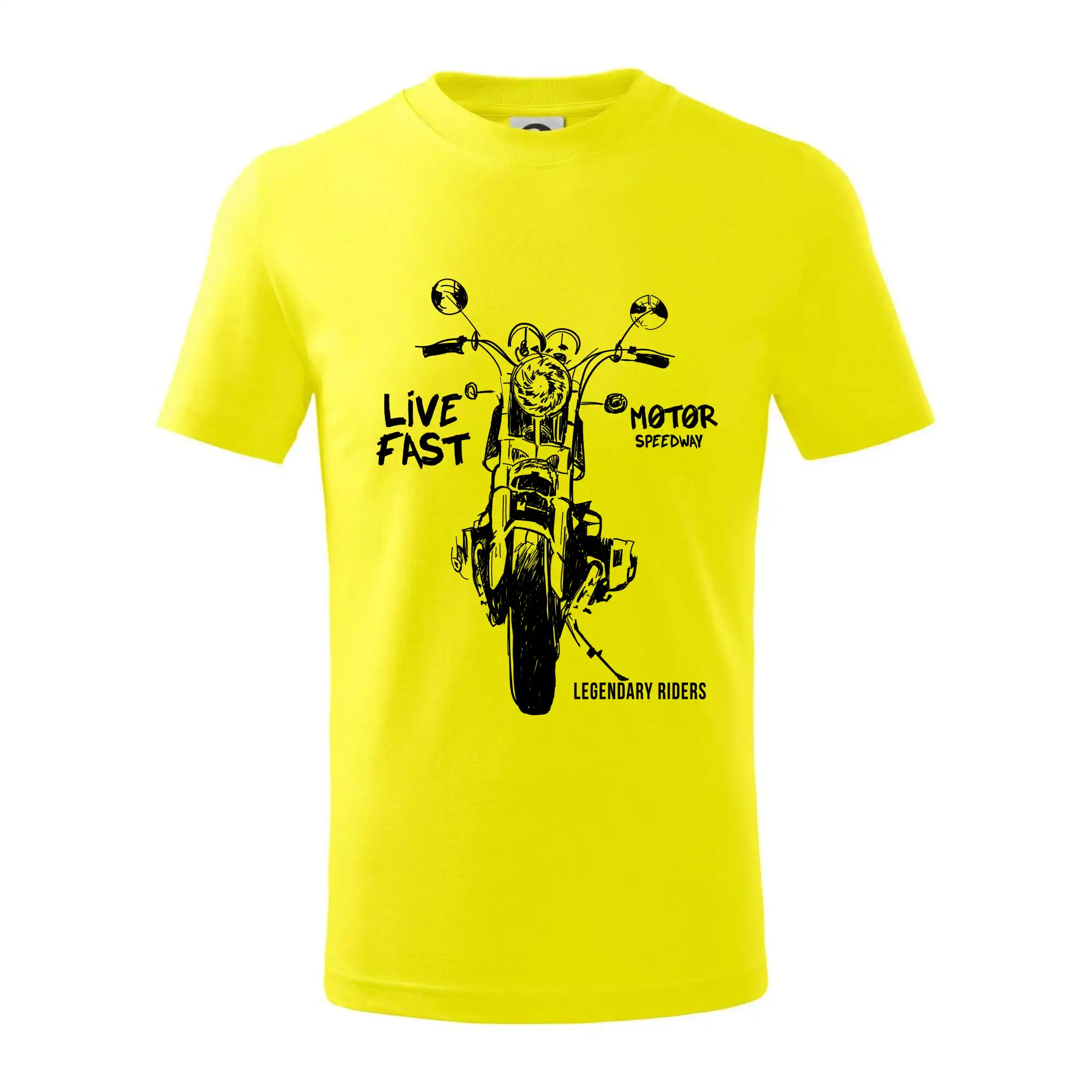 Motorka kresba live fast