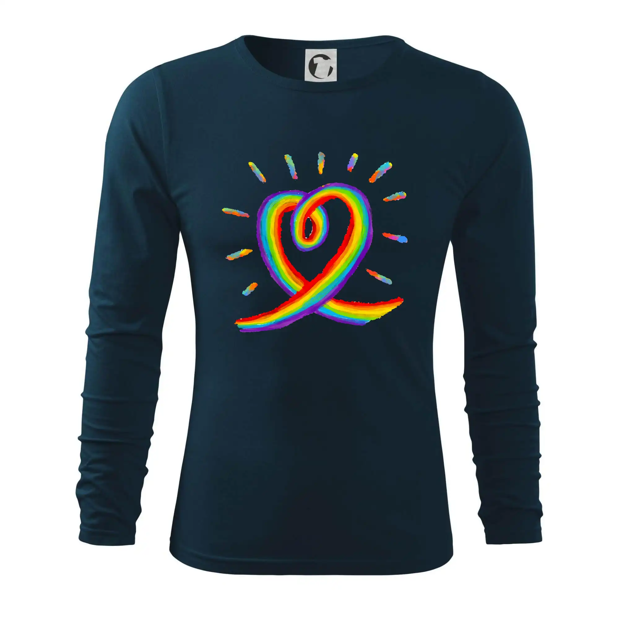 Srdce pride duha kreslená