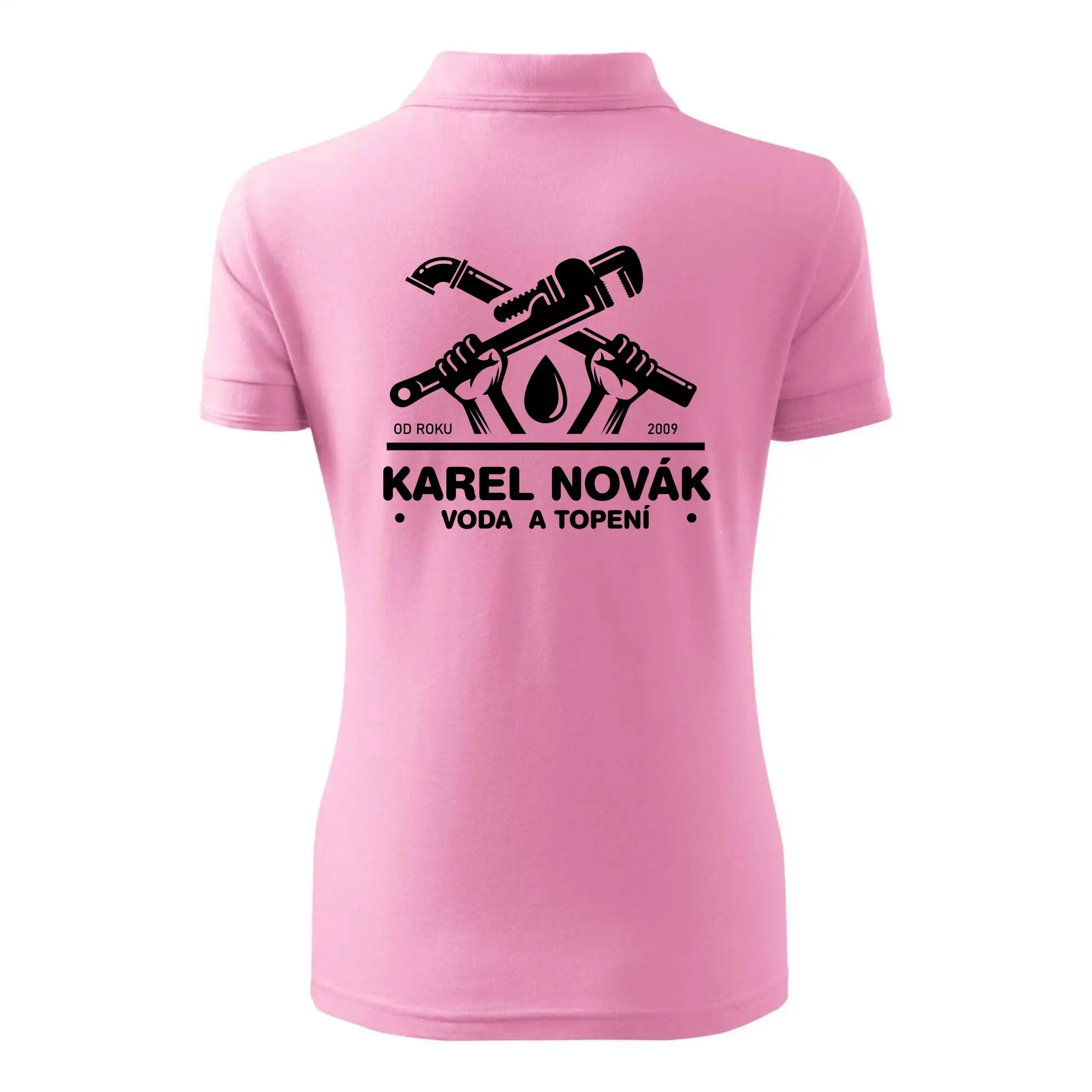 Instalatér - Překřížené klíče vlastní nápis