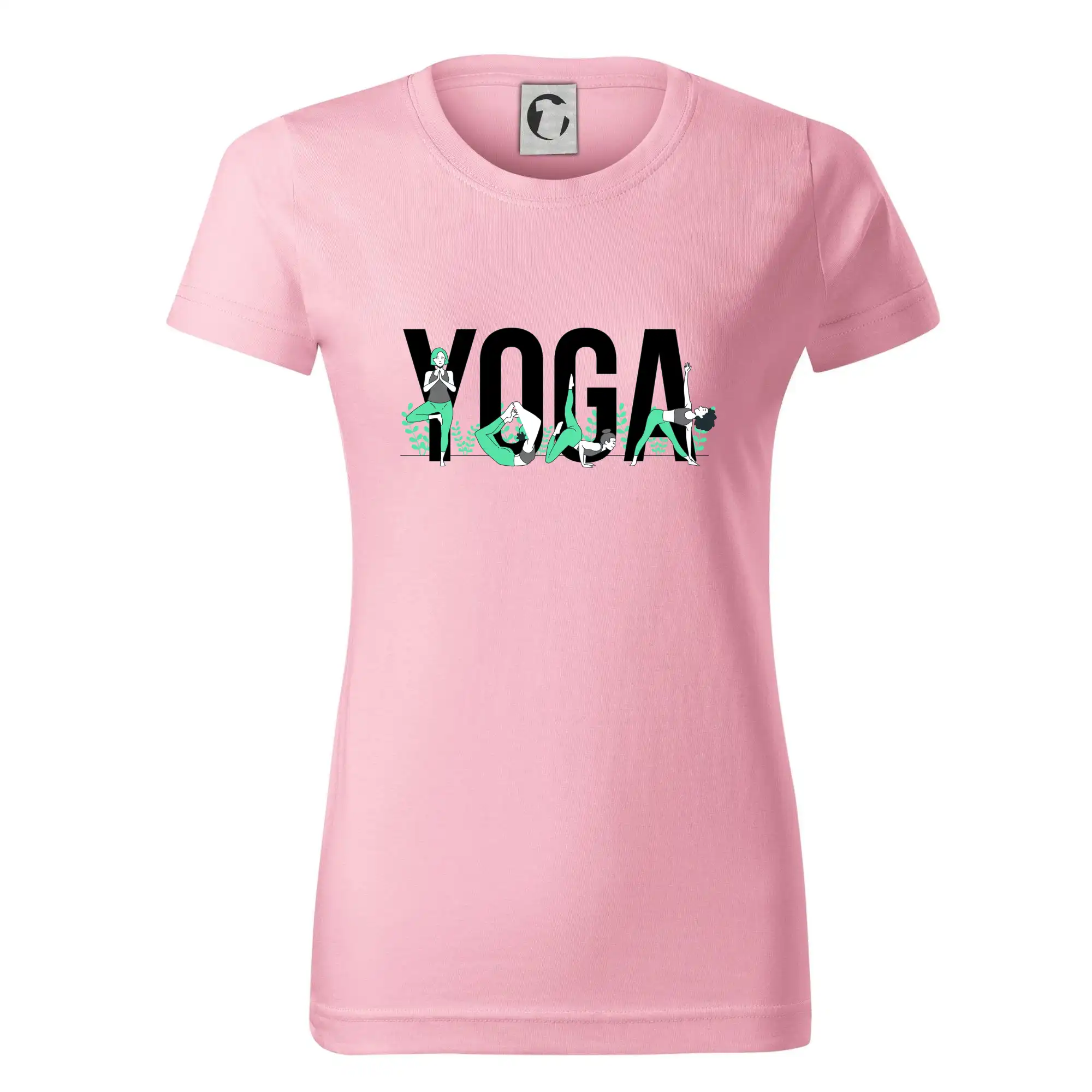 Yoga nápis barevný